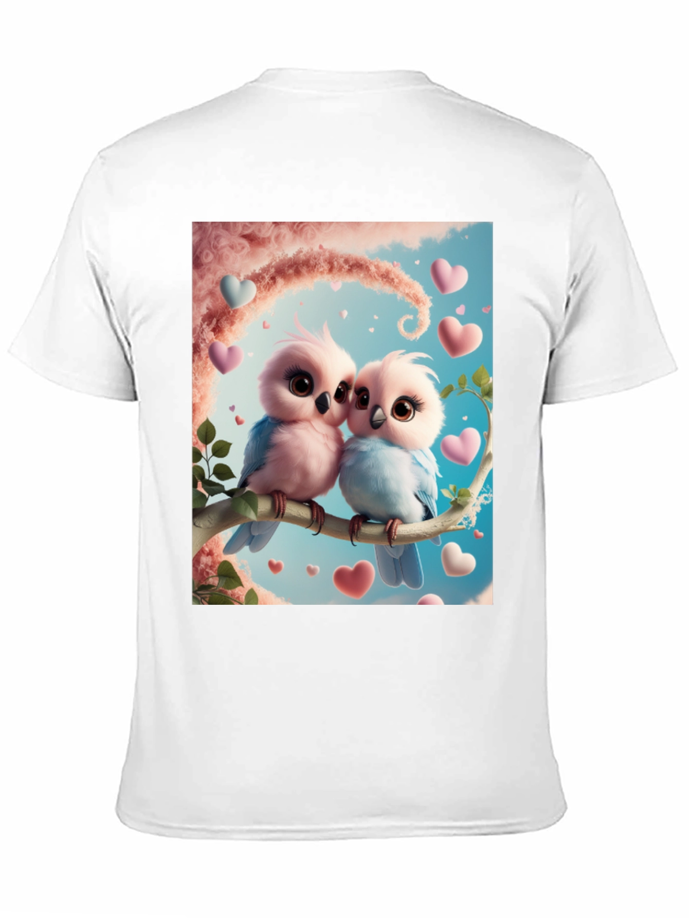 Love Birds Graphic Tee - Cute Couple T-Shirt