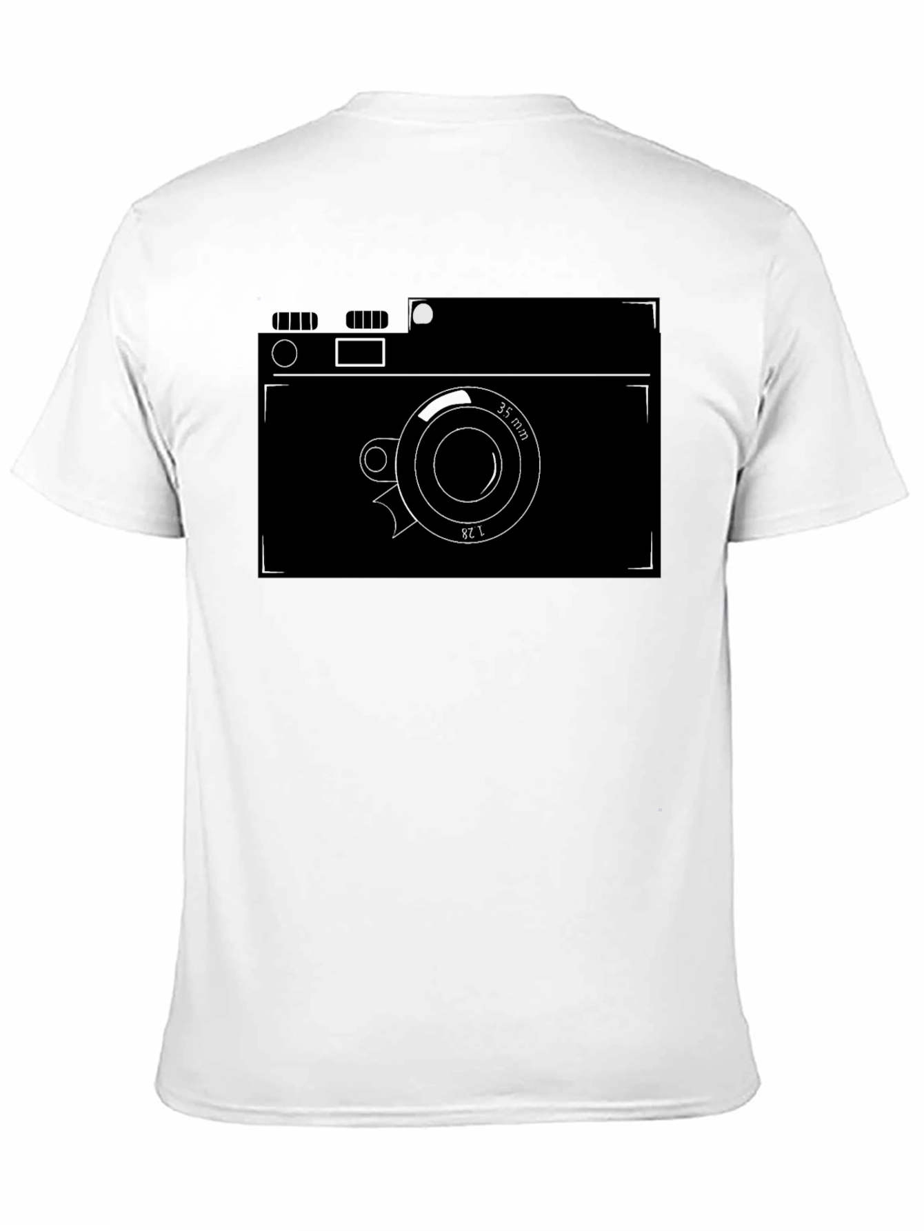 Retro Camera Graphic Tee - Black