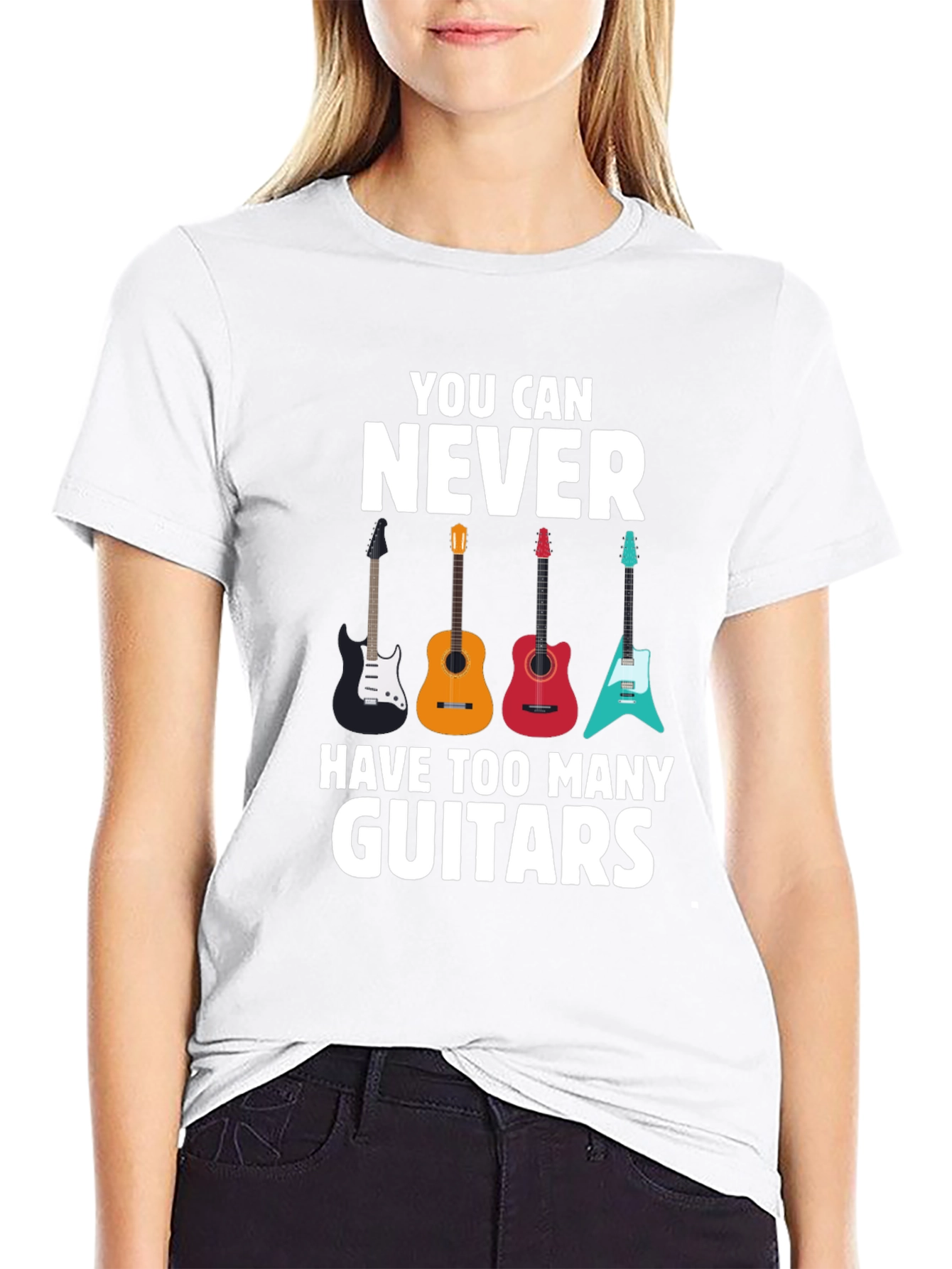 Guitar T-Shirt - Never Too Many Guitars