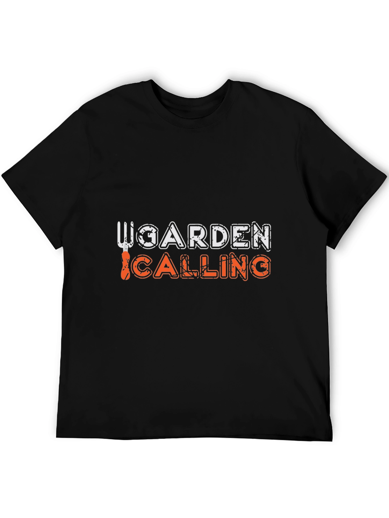 Garden Calling Graphic T-Shirt - Black Tee