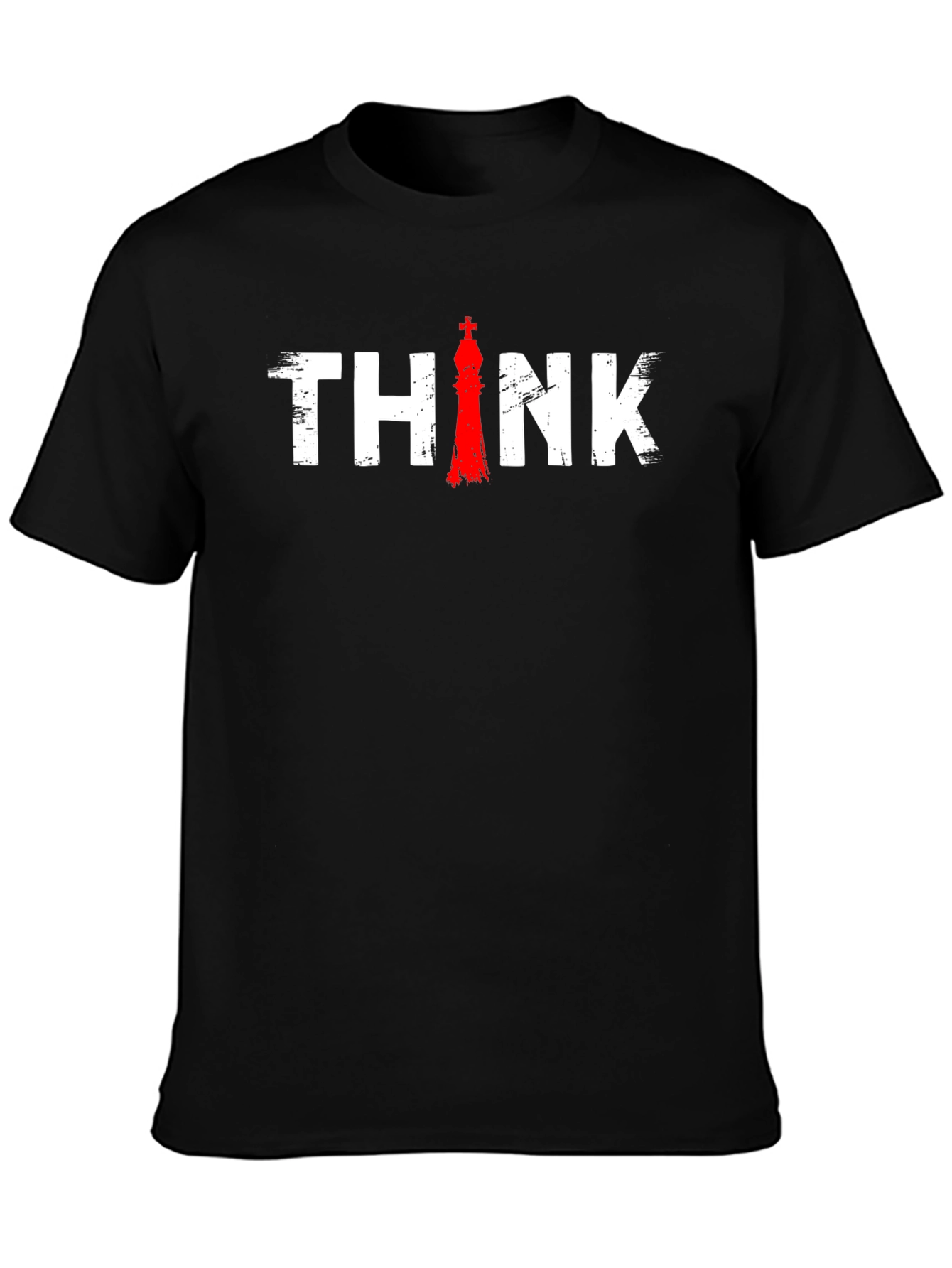 Think Chess King T-Shirt - Strategy Game Tee