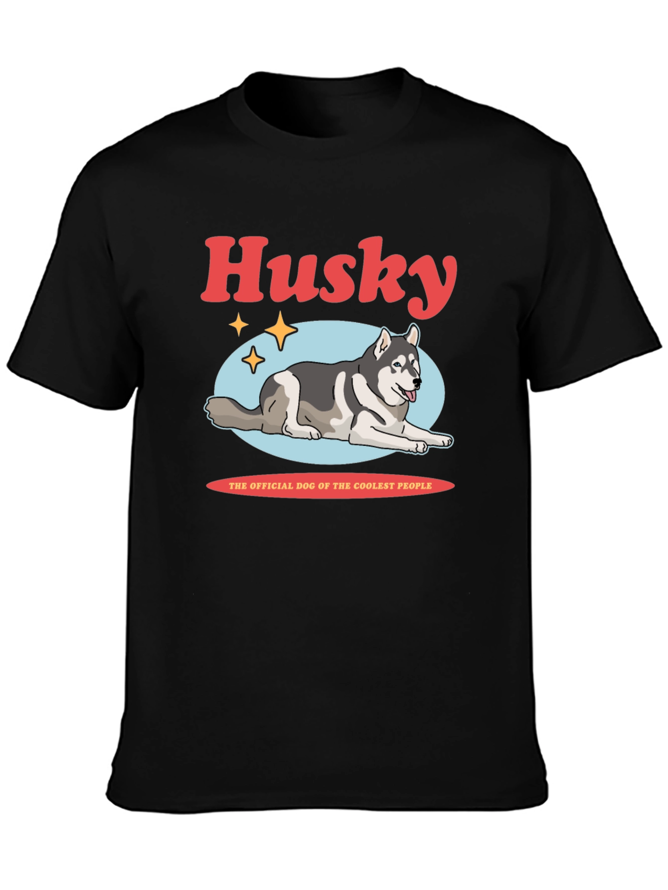 Husky Dog T-Shirt - Coolest People Apparel