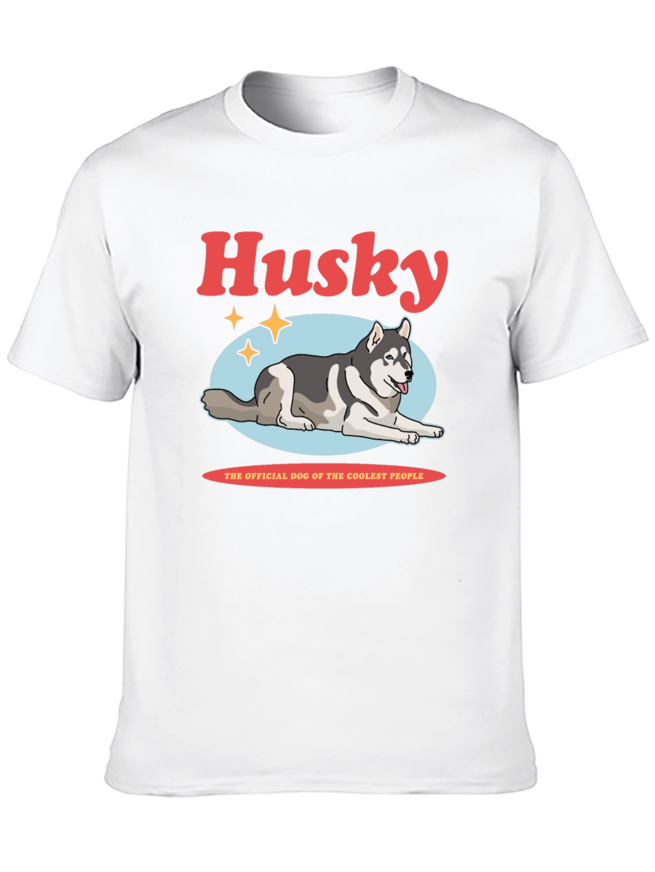 Husky Dog T-Shirt - Coolest People Apparel