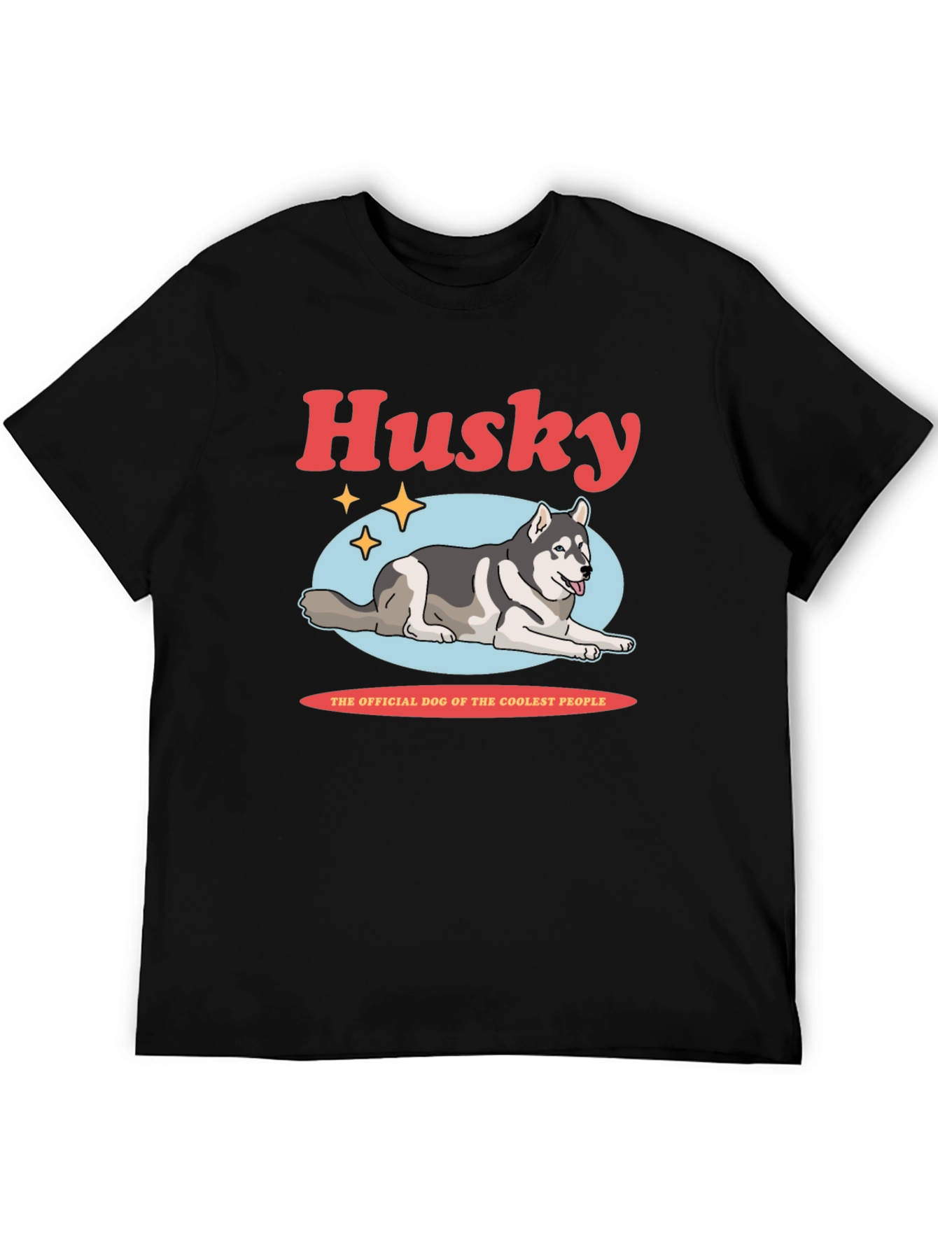 Husky Dog T-Shirt - Coolest People Apparel