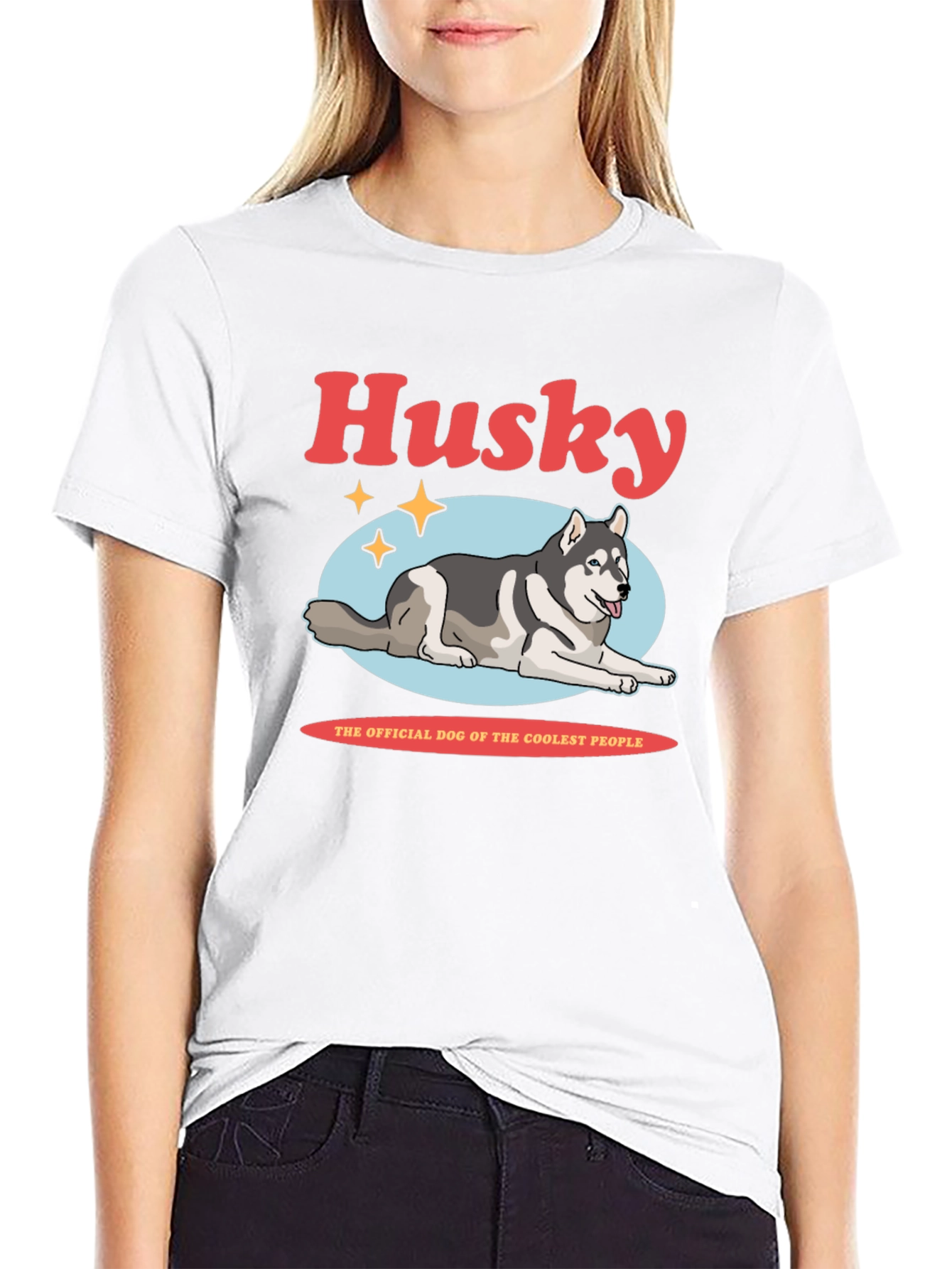 Husky Dog T-Shirt - Coolest People Apparel