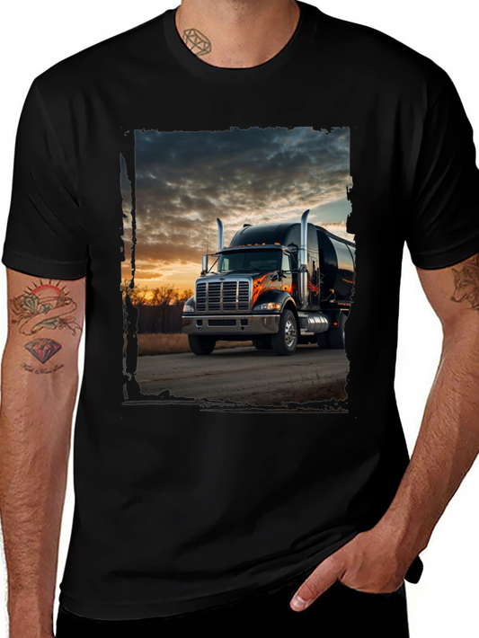 Truck Graphic Tee - Sunset Road