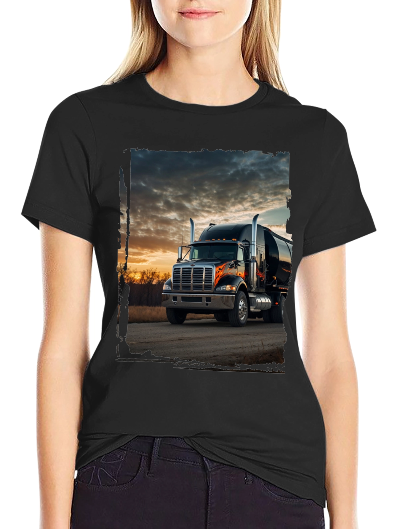 Truck Graphic Tee - Sunset Road