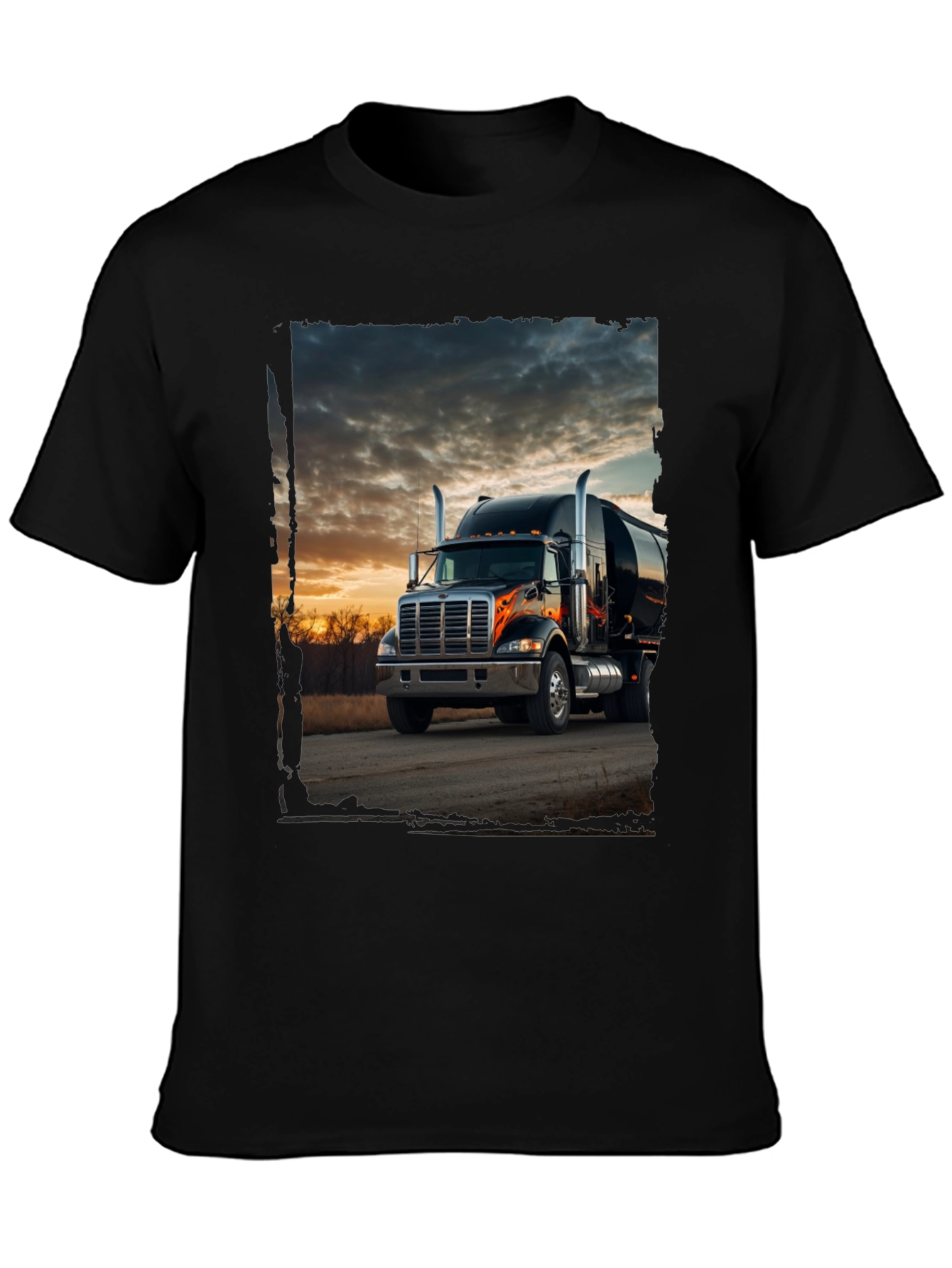 Truck Graphic Tee - Sunset Road