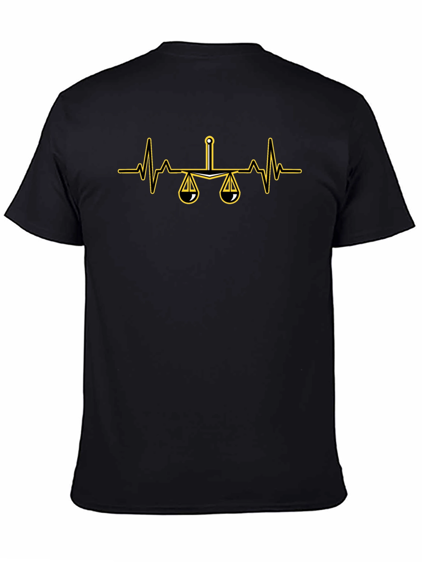 Scales of Justice Heartbeat T-Shirt