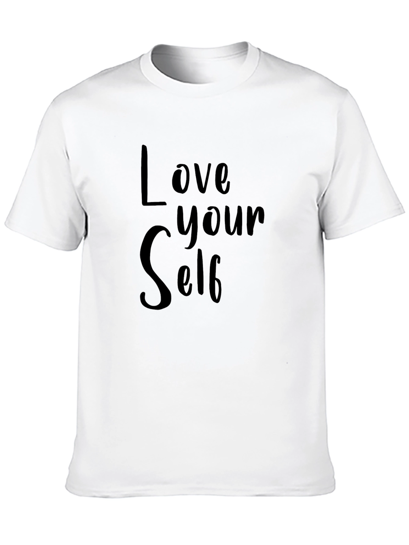Love Yourself Black Graphic T-Shirt