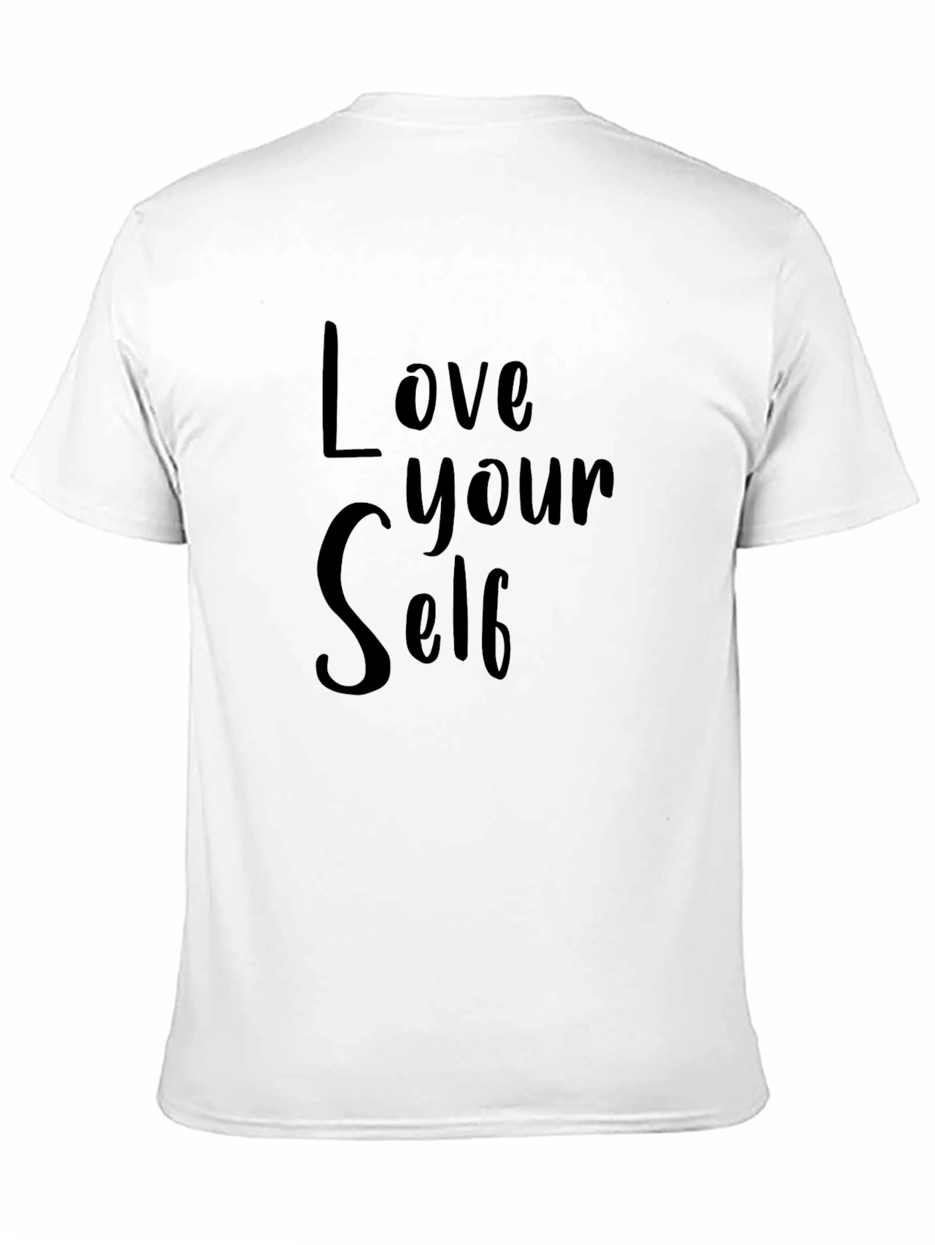Love Yourself Black Graphic T-Shirt