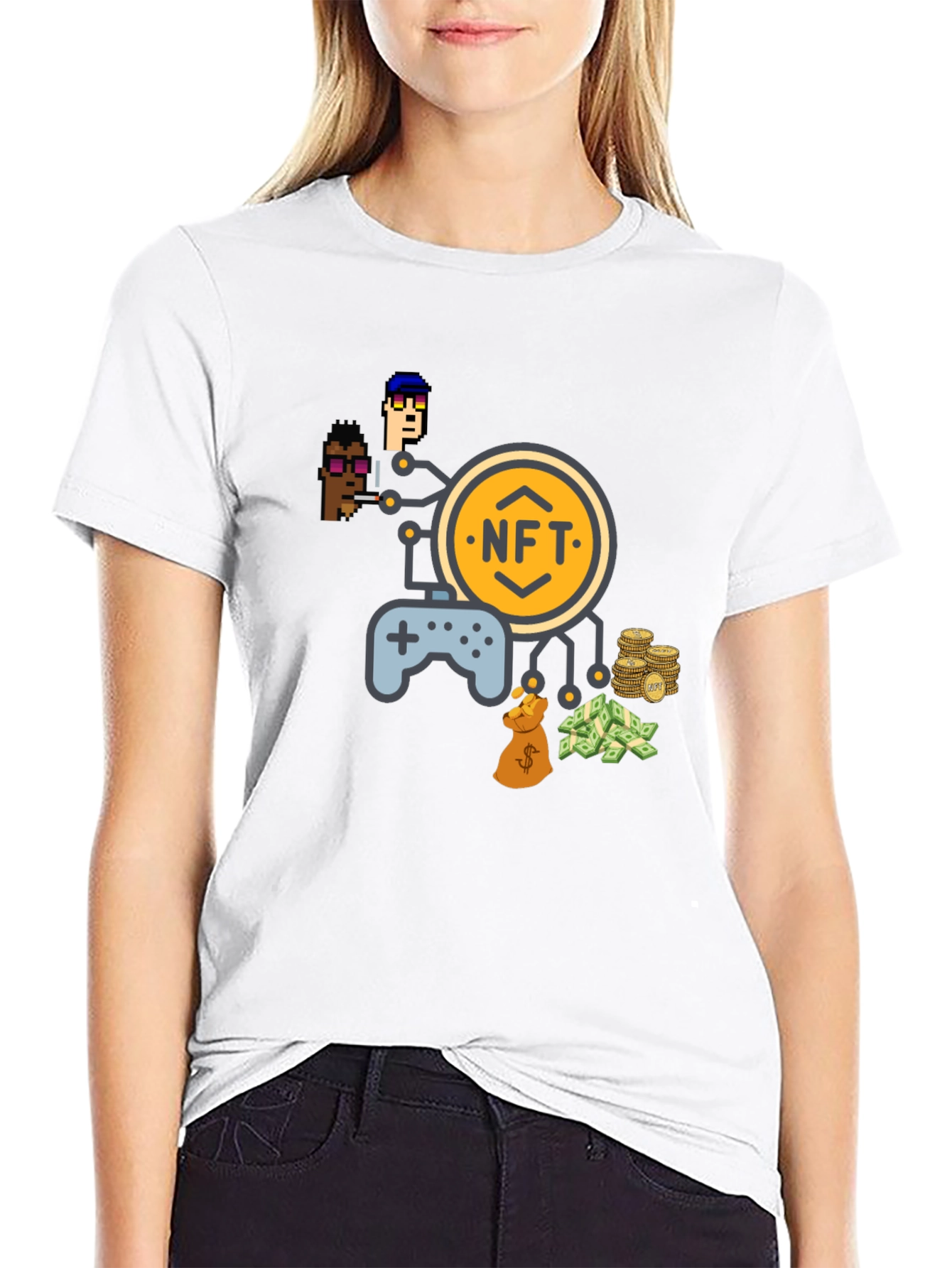 NFT Gaming Black T-Shirt