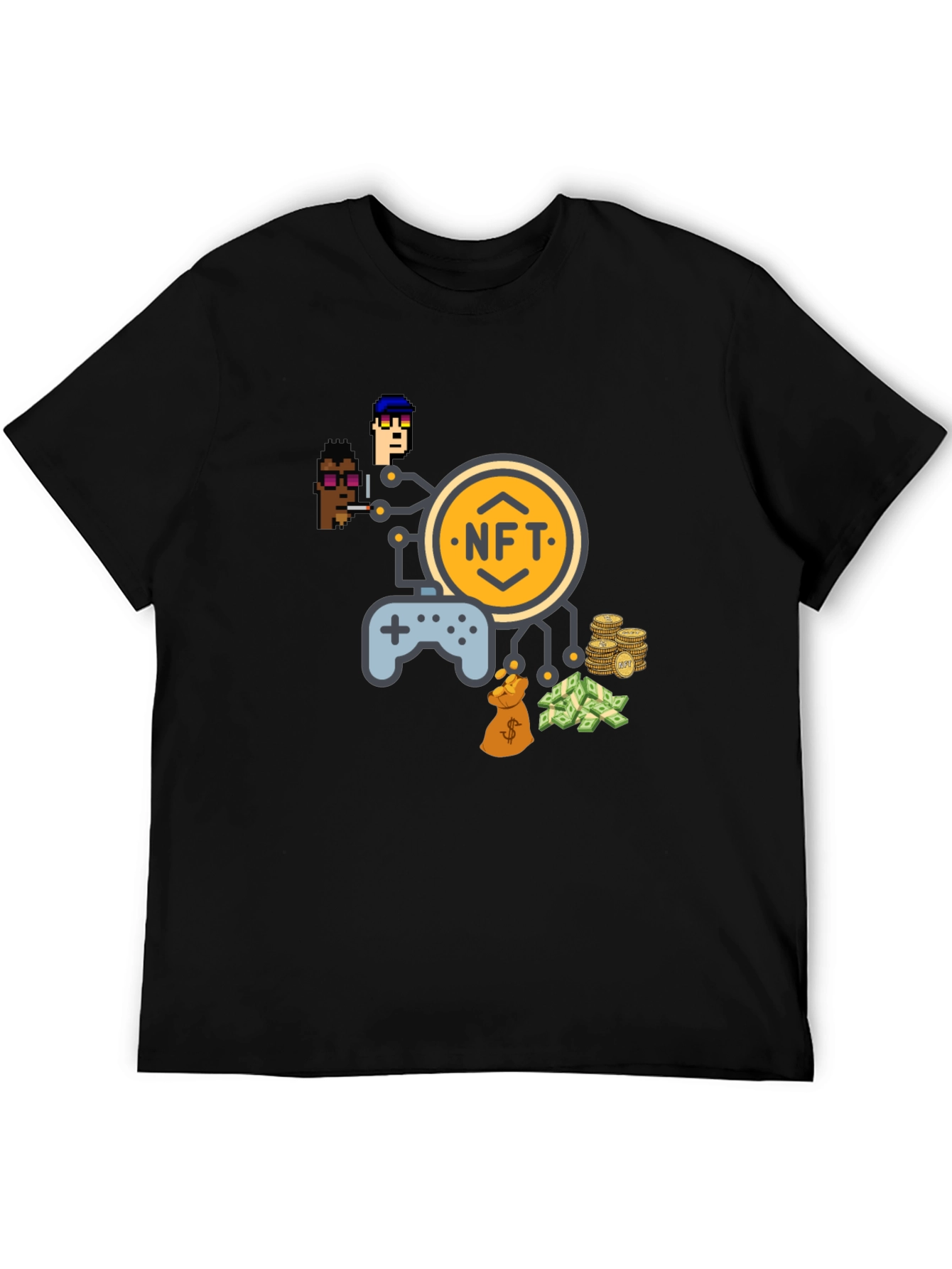 NFT Gaming Black T-Shirt