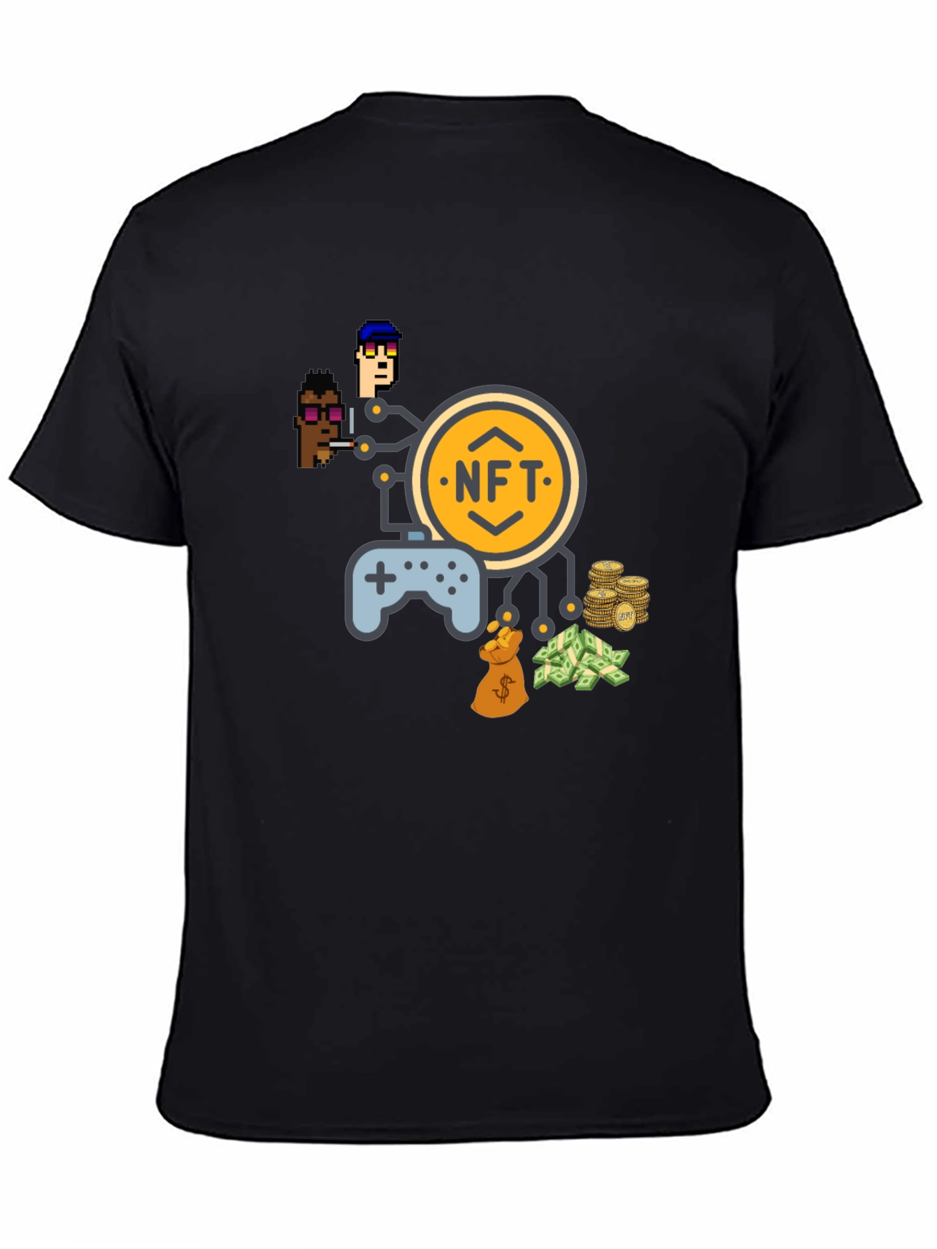 NFT Gaming Black T-Shirt