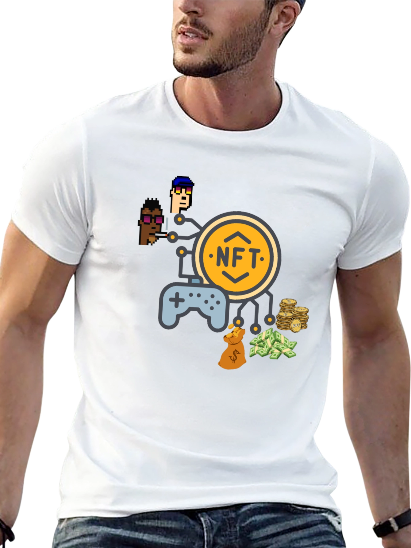 NFT Gaming Black T-Shirt