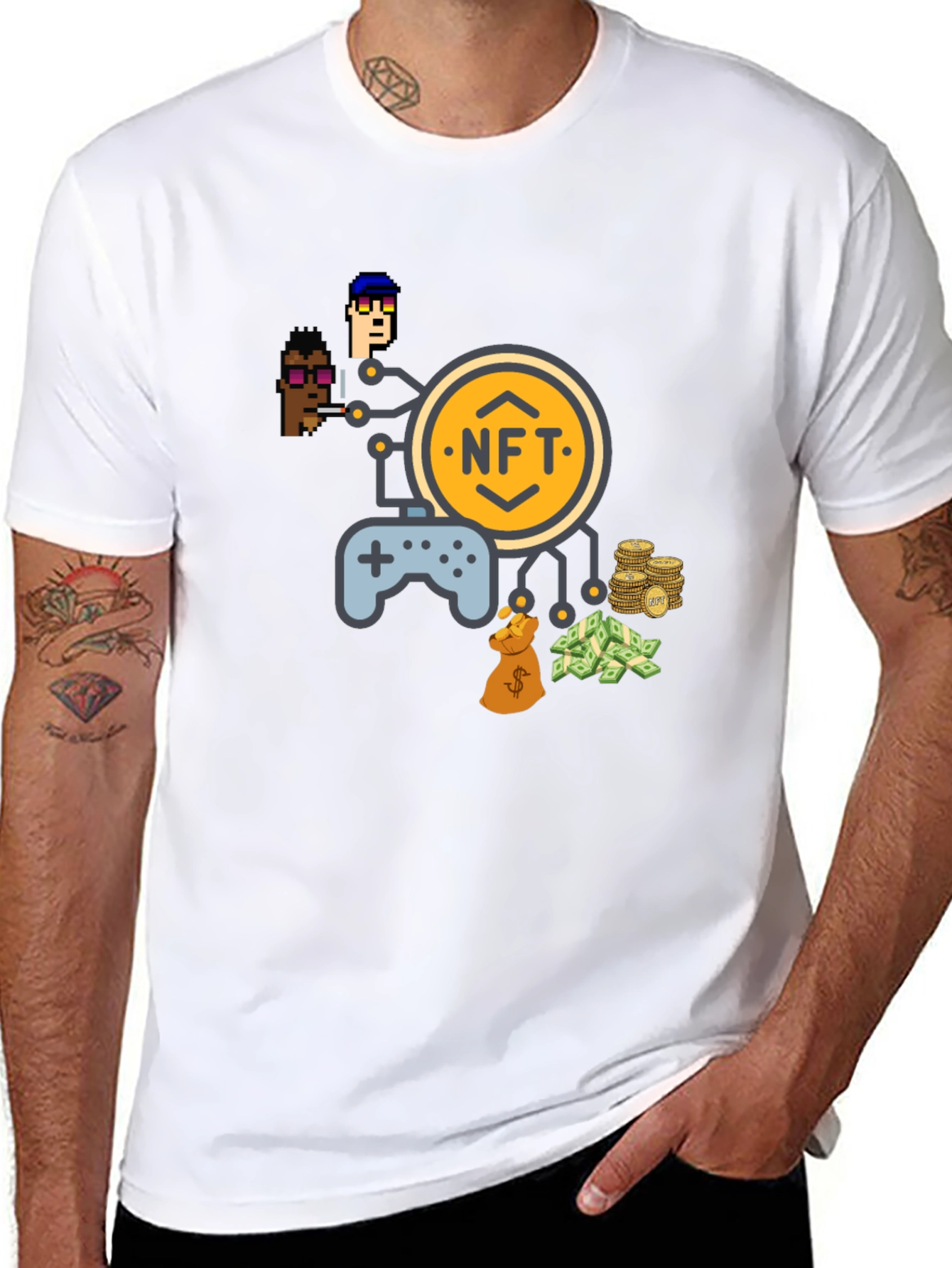 NFT Gaming Black T-Shirt