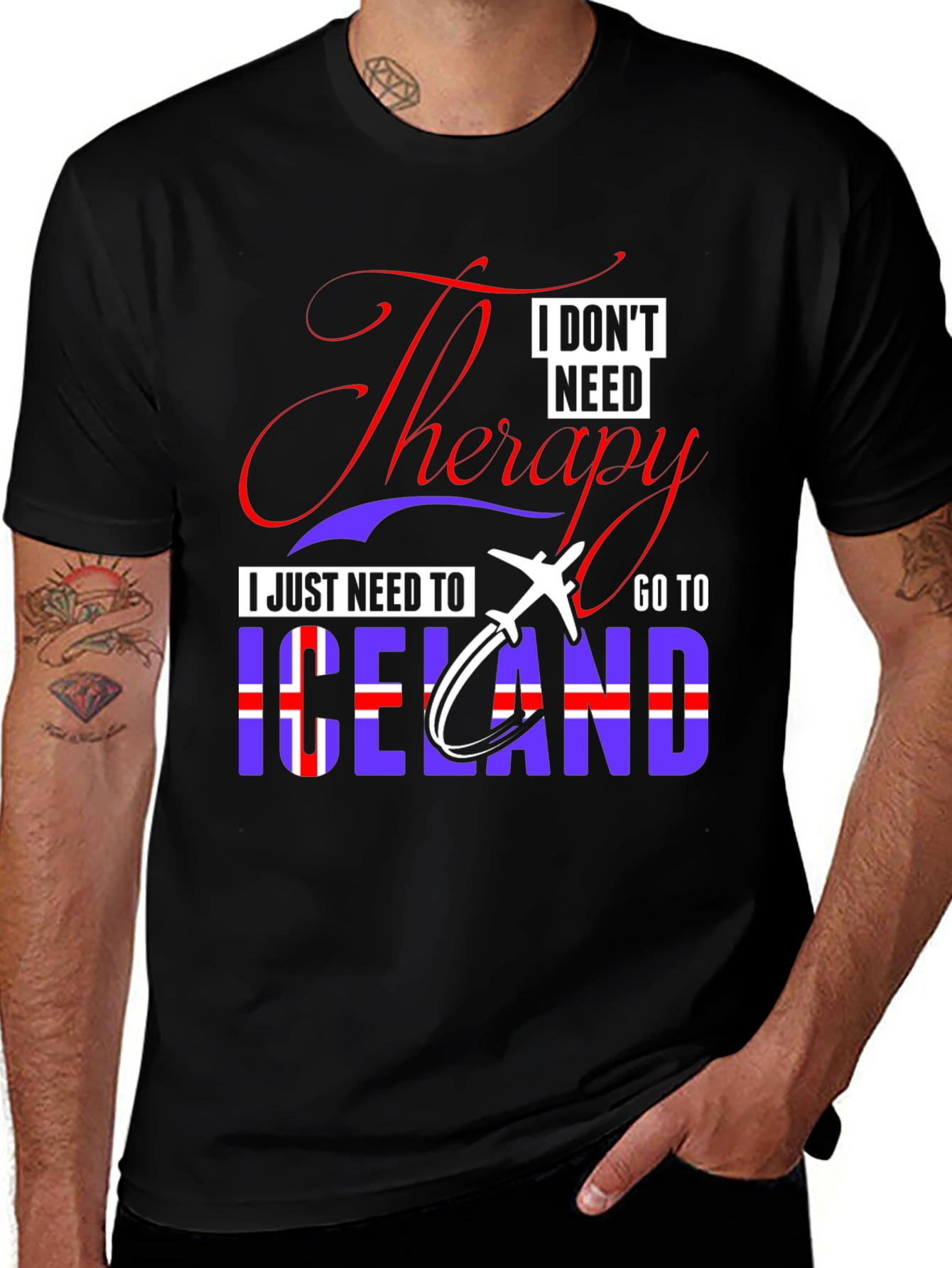 Iceland Therapy Graphic Tee
