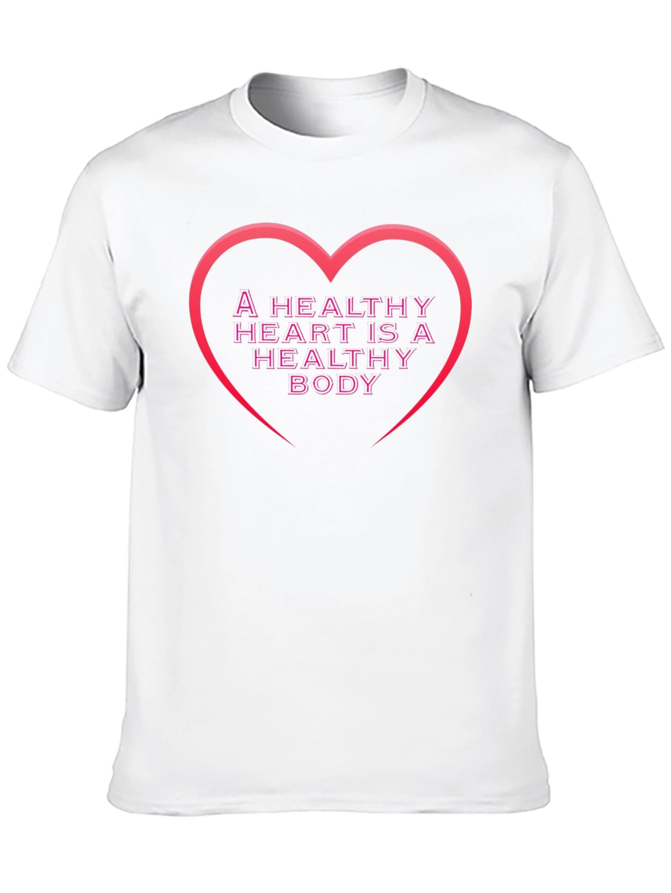 Healthy Heart T-Shirt Heart Graphic Tee
