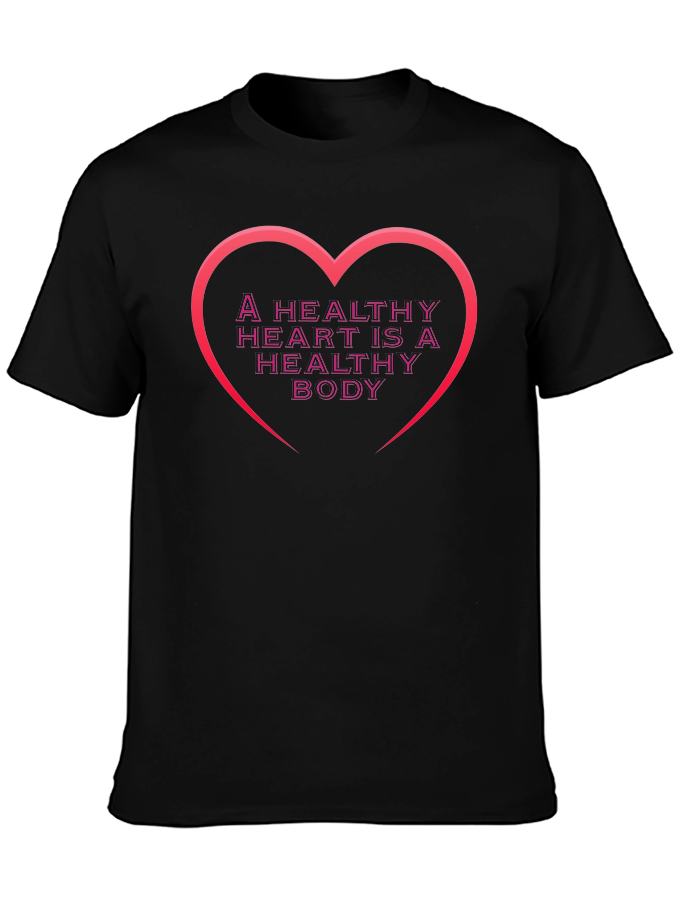 Healthy Heart T-Shirt Heart Graphic Tee