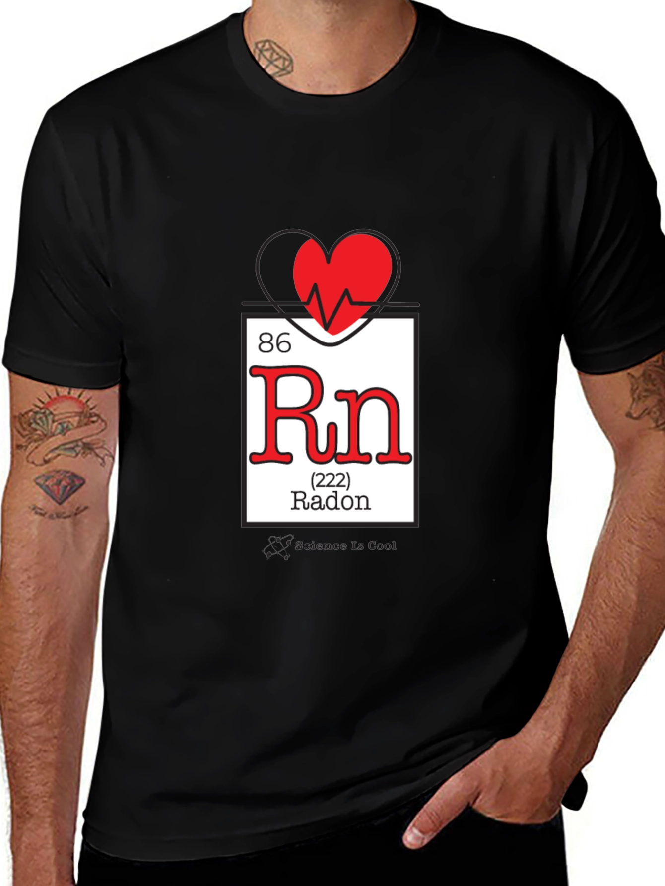 Radon Heartbeat Science T-Shirt