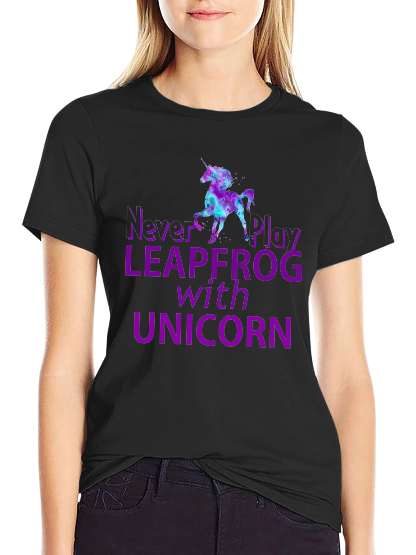 Never Play Leapfrog With Unicorn T-Shirt