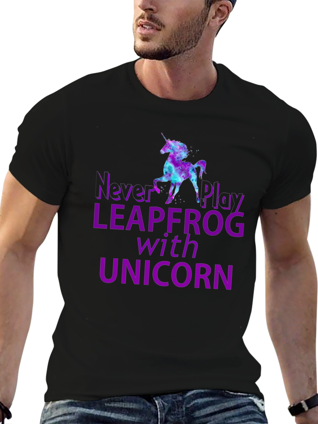 Never Play Leapfrog With Unicorn T-Shirt