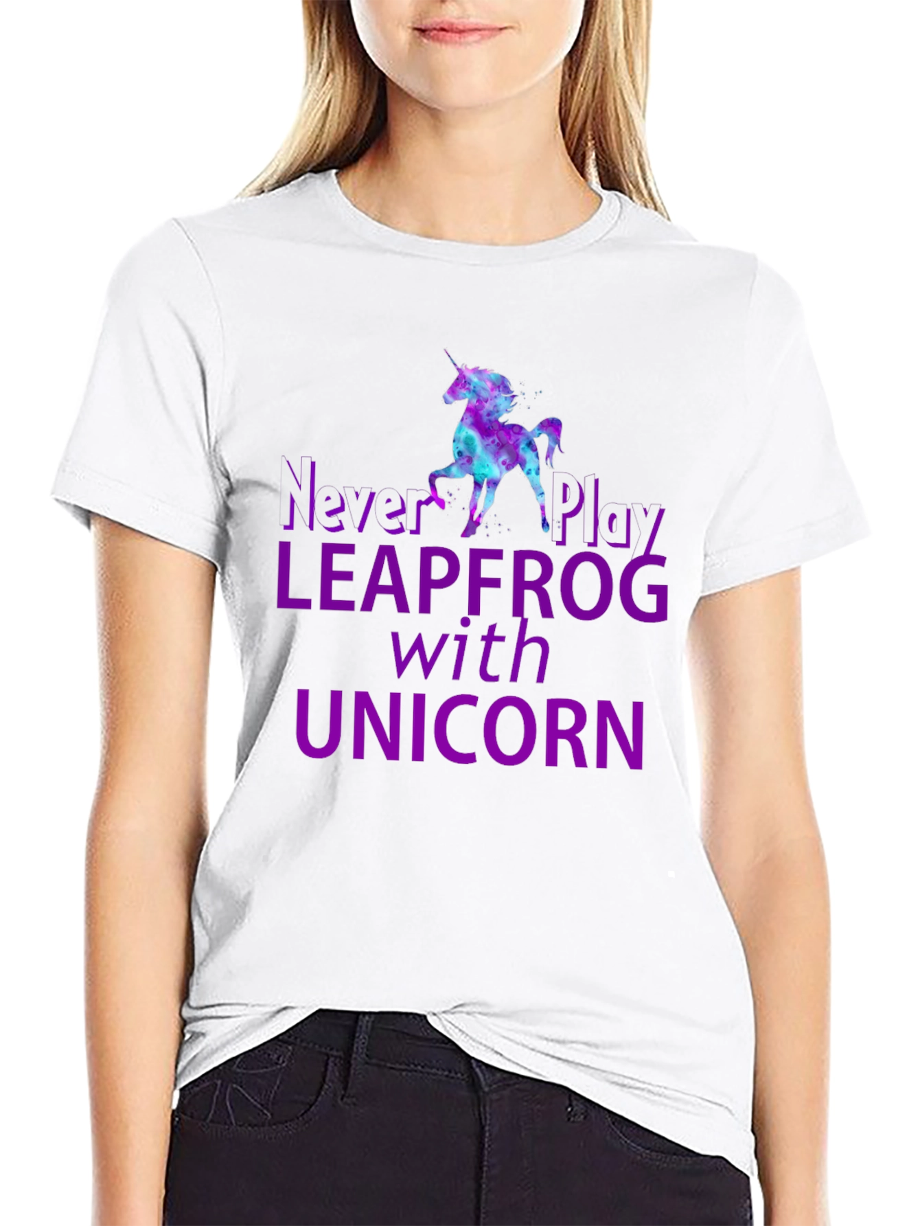 Never Play Leapfrog With Unicorn T-Shirt