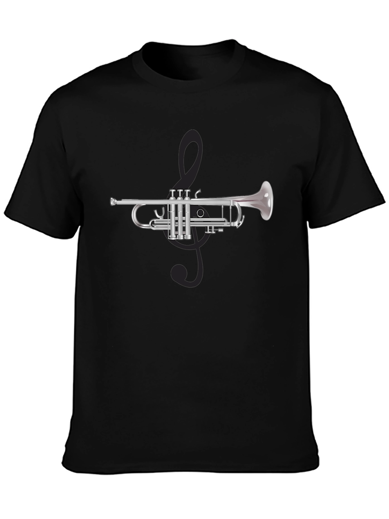 Musical Trumpet T-Shirt - Black