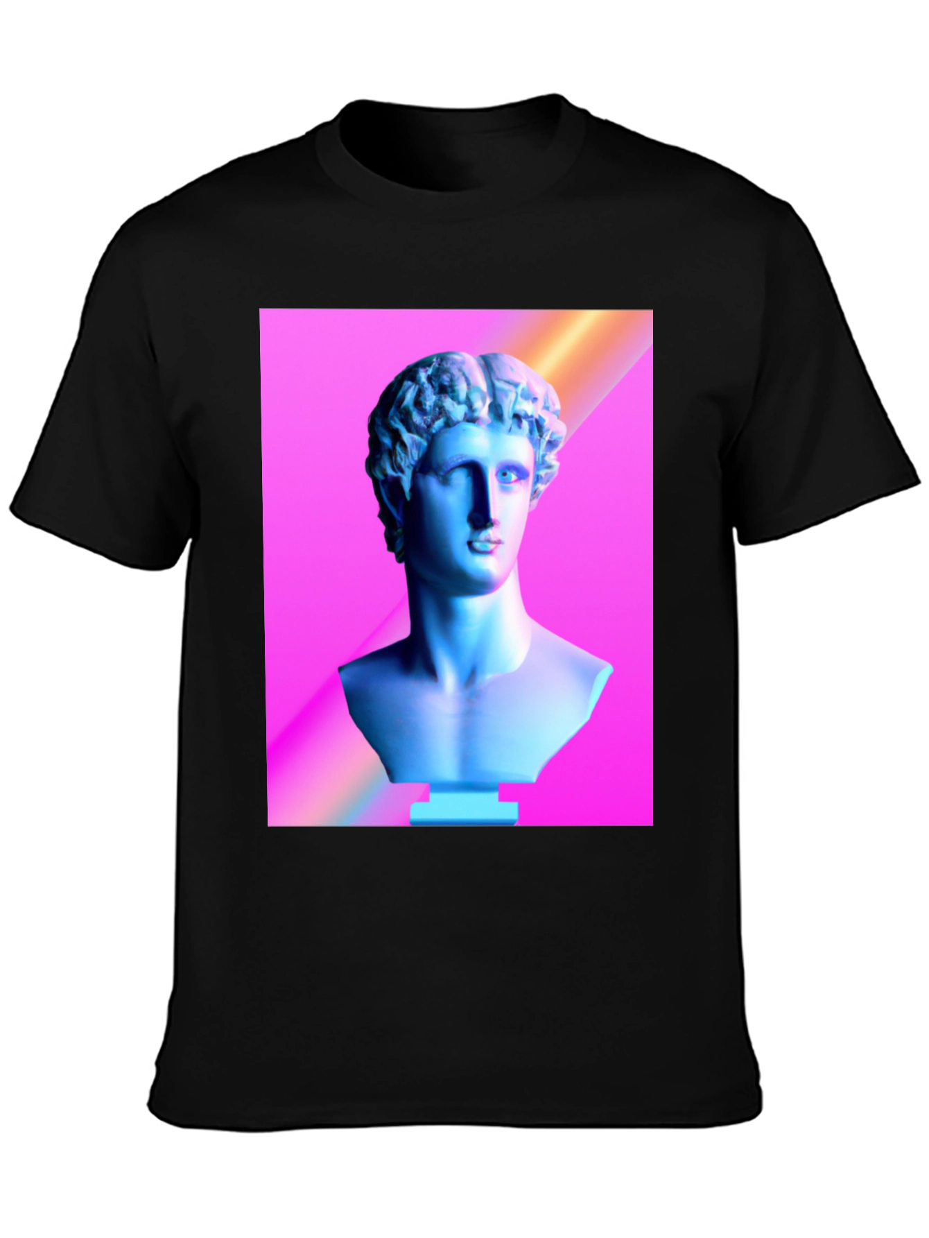 Vaporwave Bust T-Shirt - Retro Style