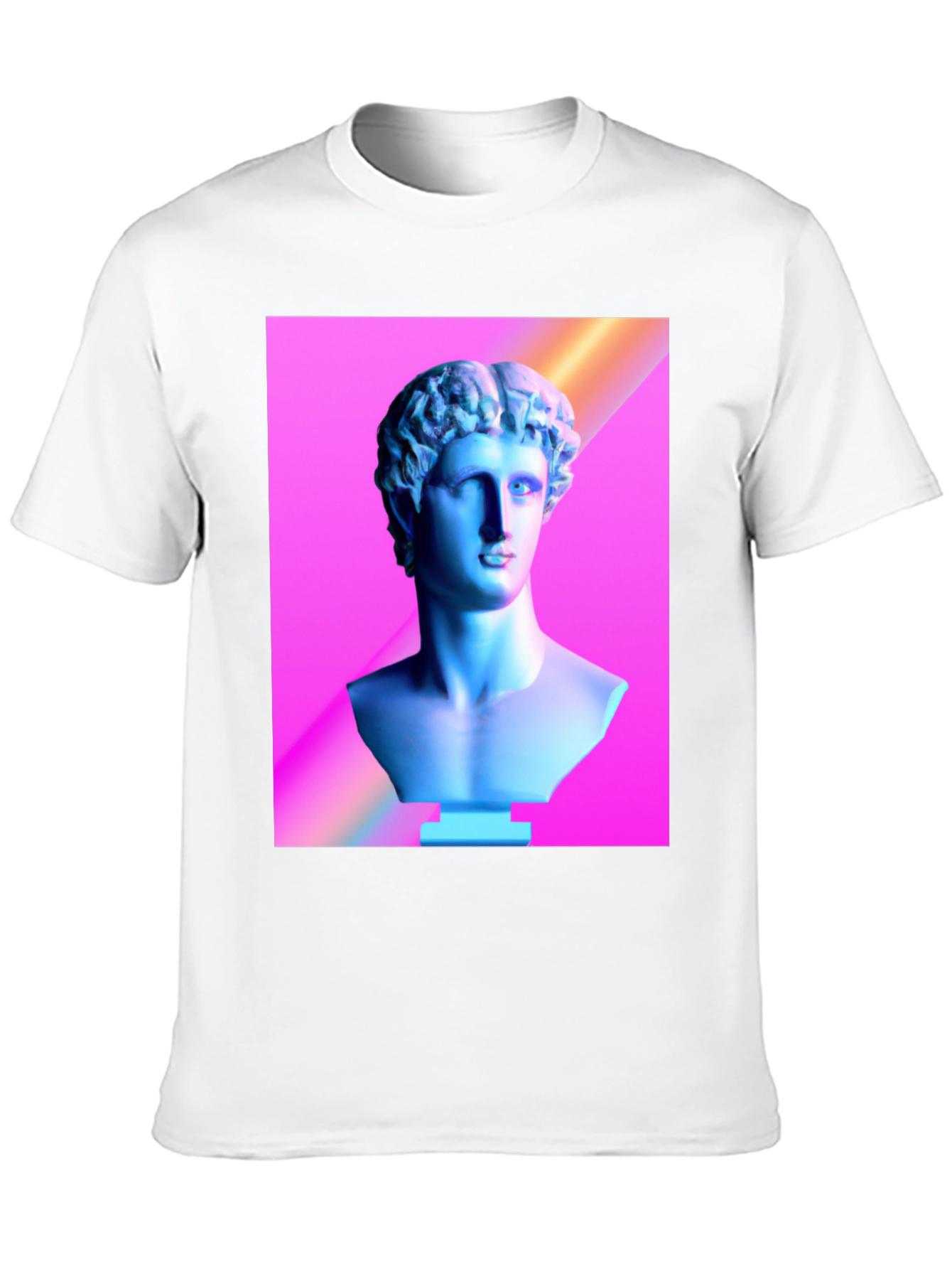 Vaporwave Bust T-Shirt - Retro Style