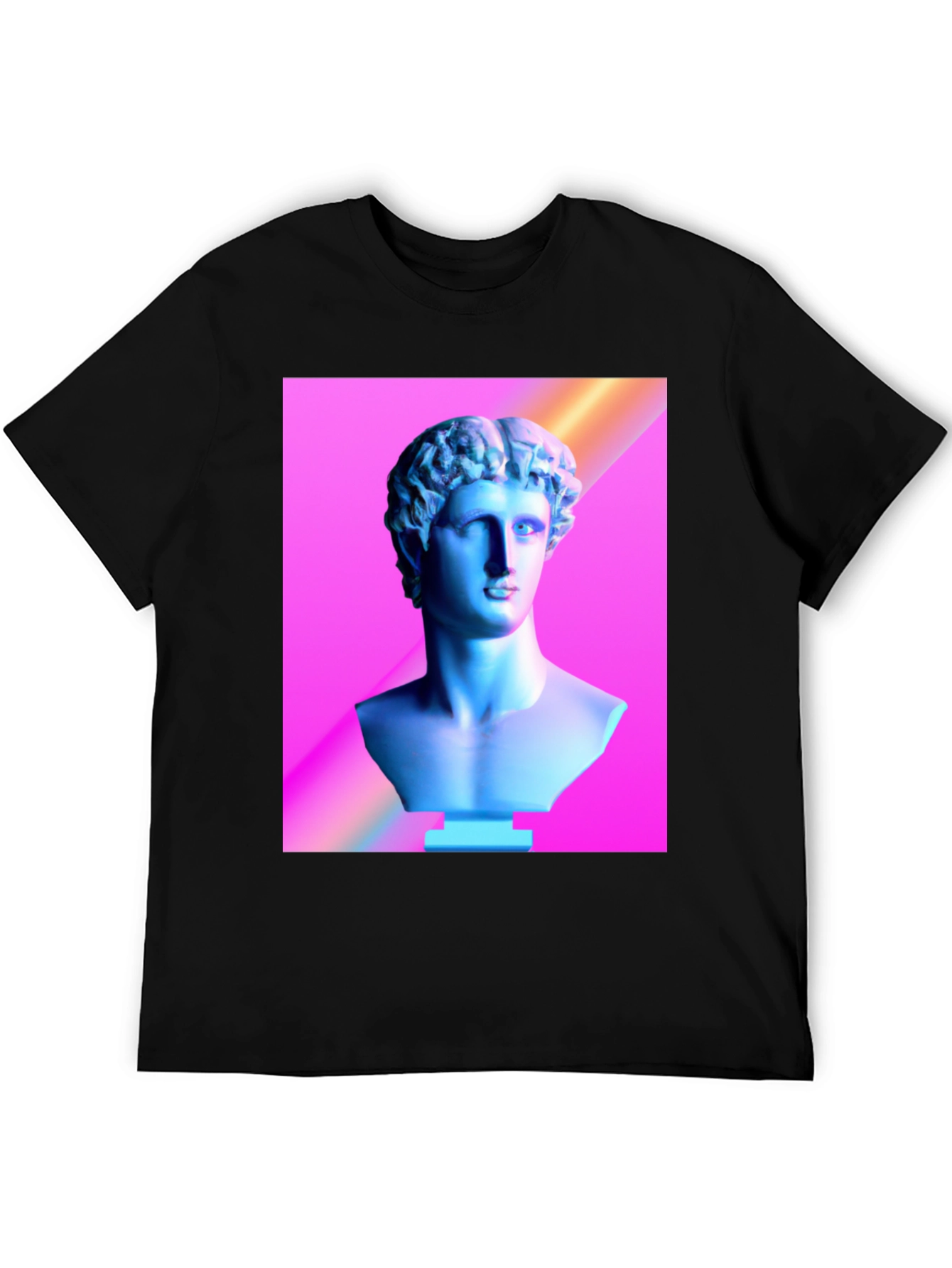 Vaporwave Bust T-Shirt - Retro Style