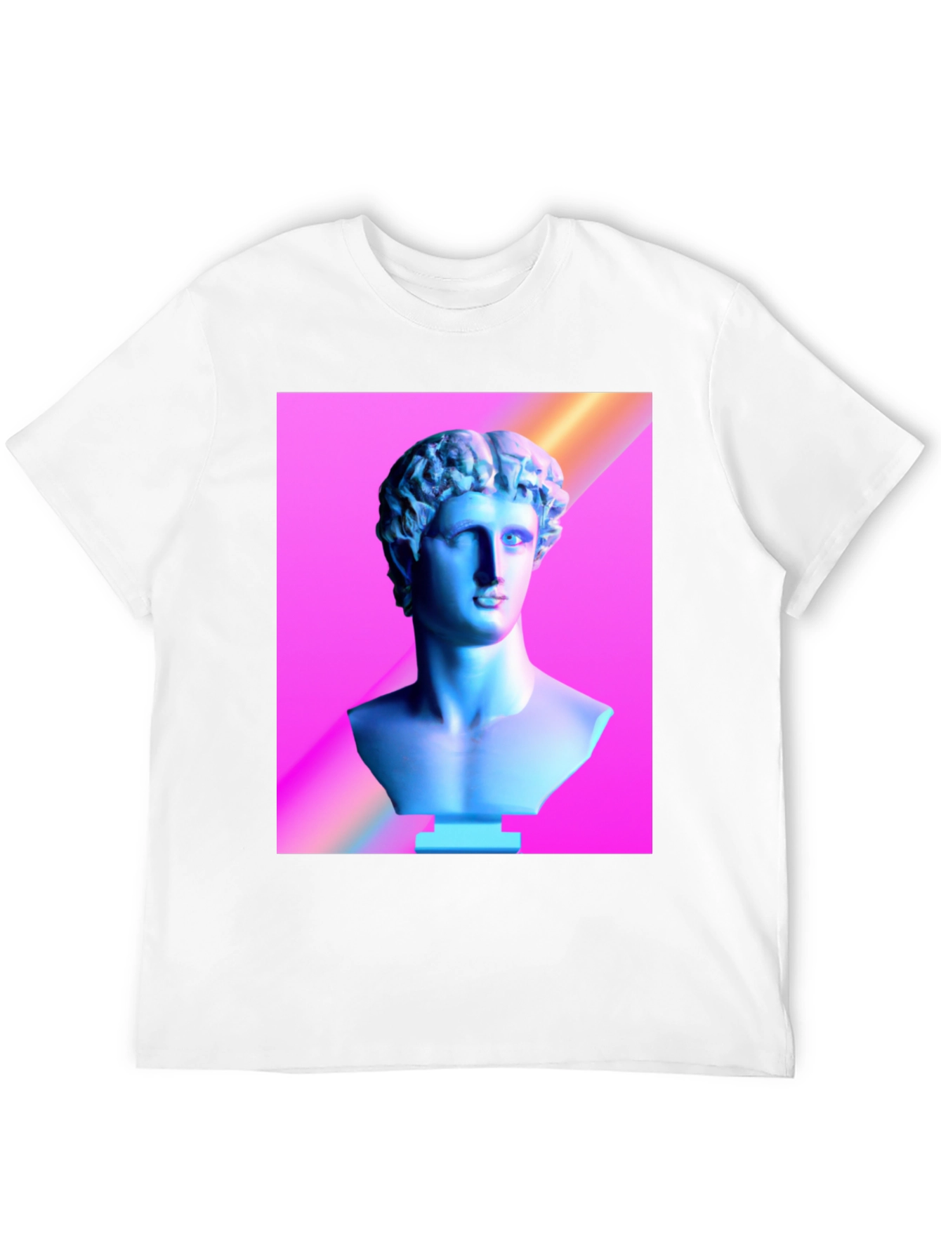 Vaporwave Bust T-Shirt - Retro Style