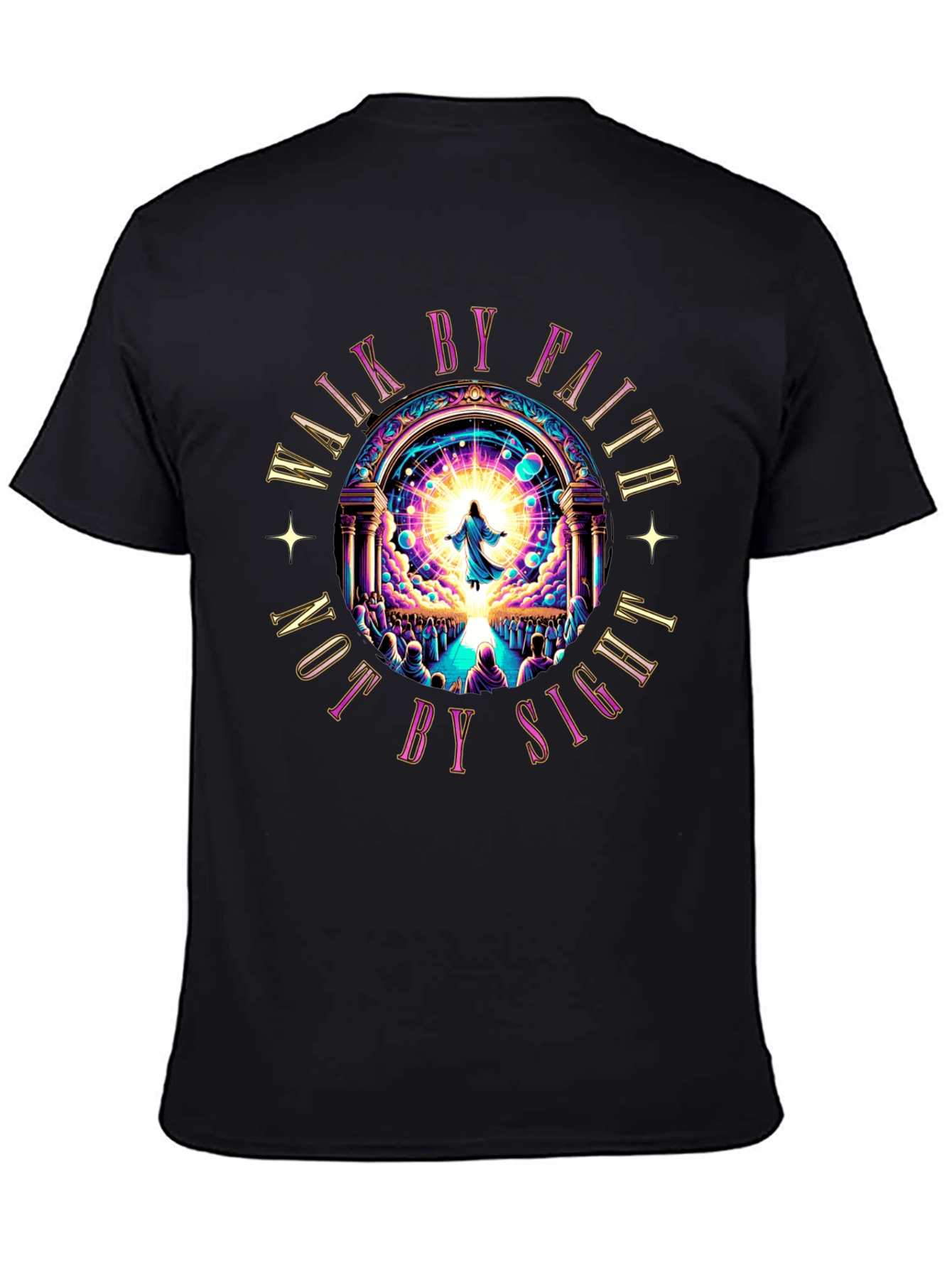 Walk by Faith T-Shirt - Religious Graphic Tee