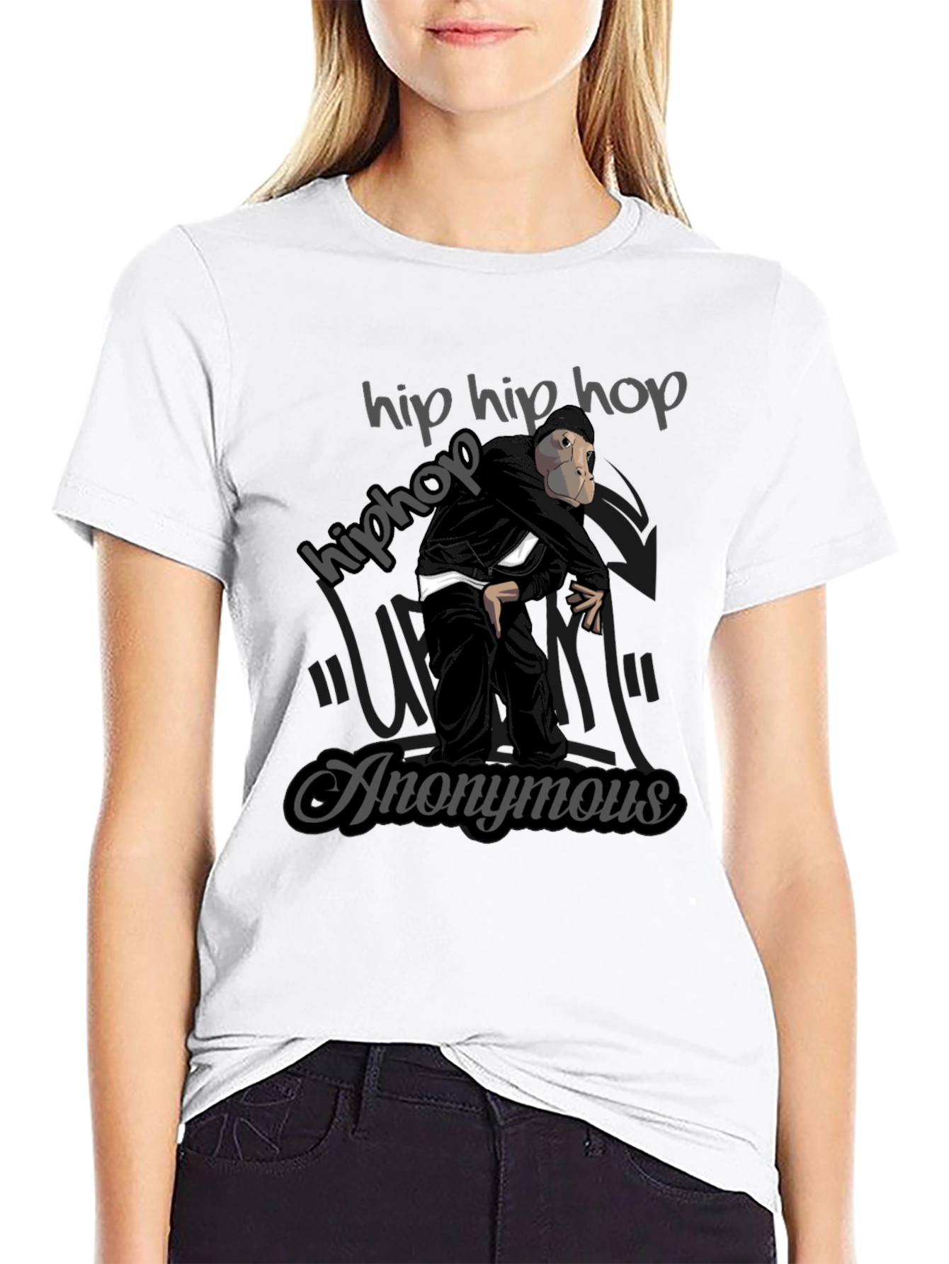 Hip Hop Anonymous Graphic T-Shirt
