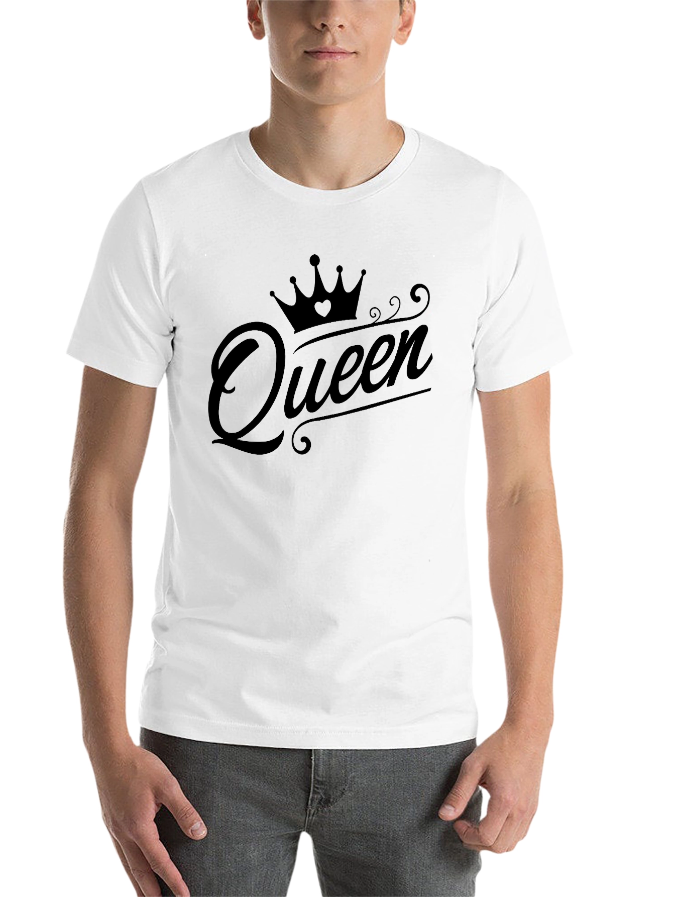 Queen Crown Black T-Shirt