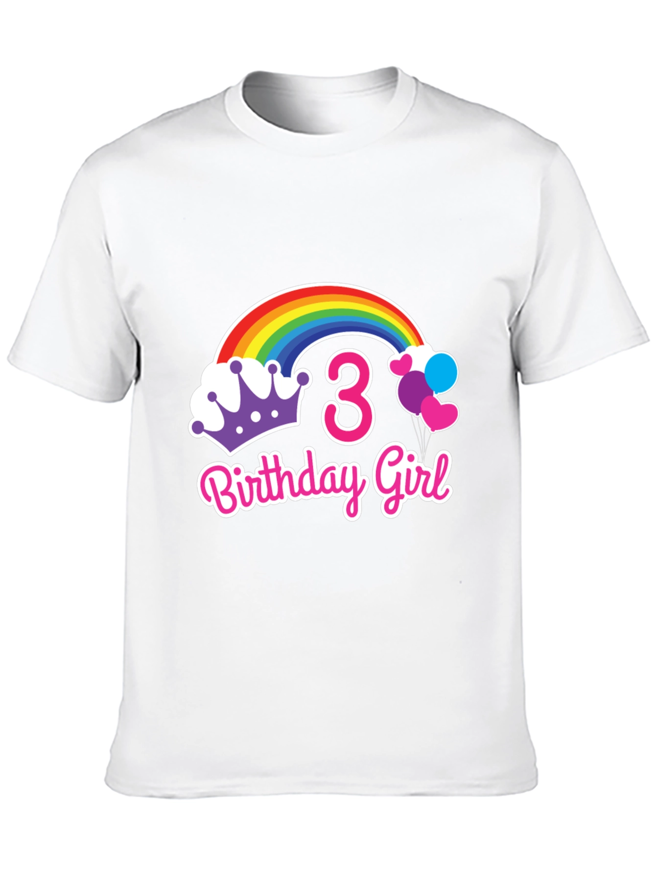 Birthday Girl Number 3 T-Shirt