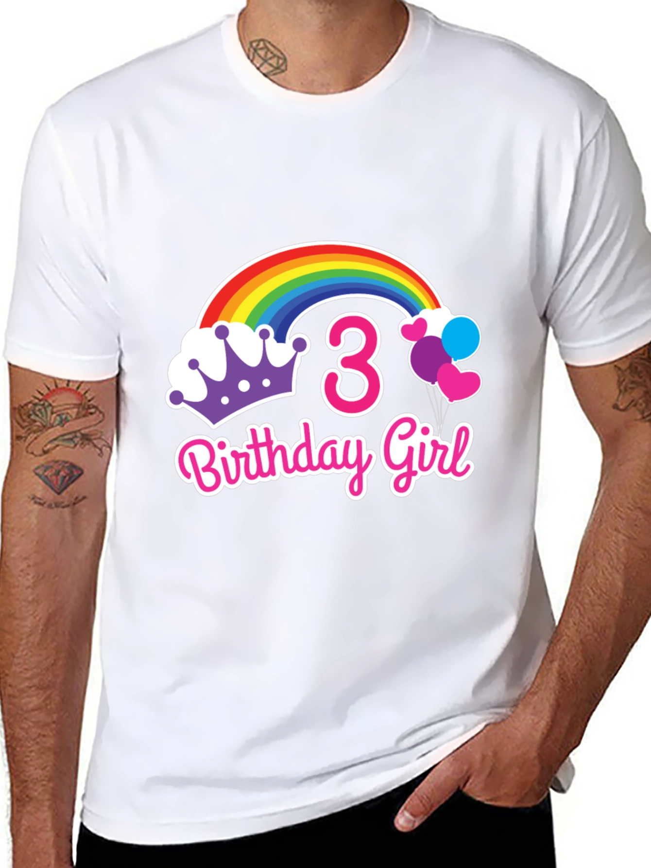 Birthday Girl Number 3 T-Shirt