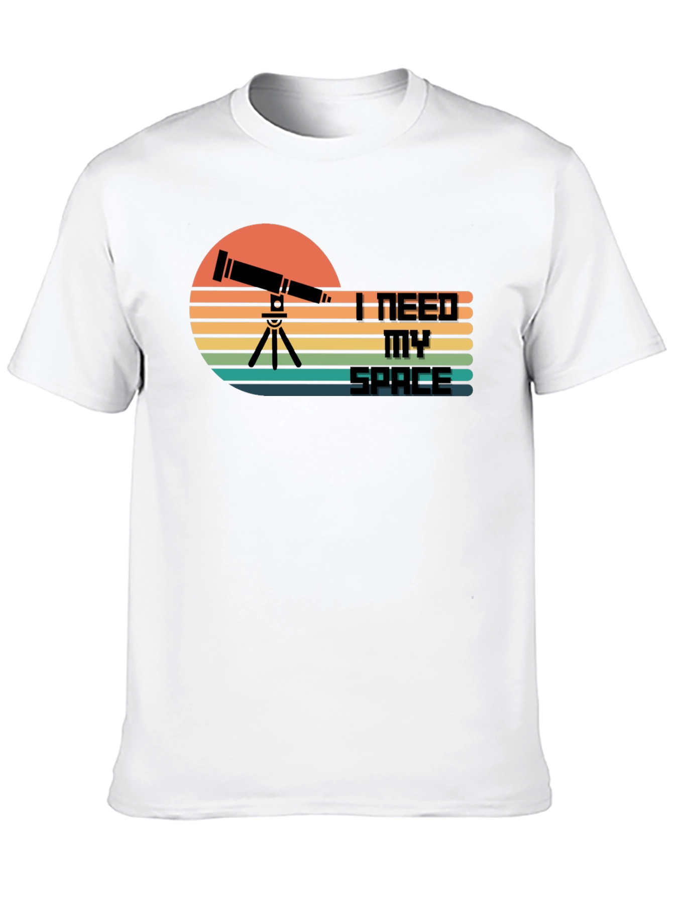 I Need My Space Telescope Graphic T-Shirt