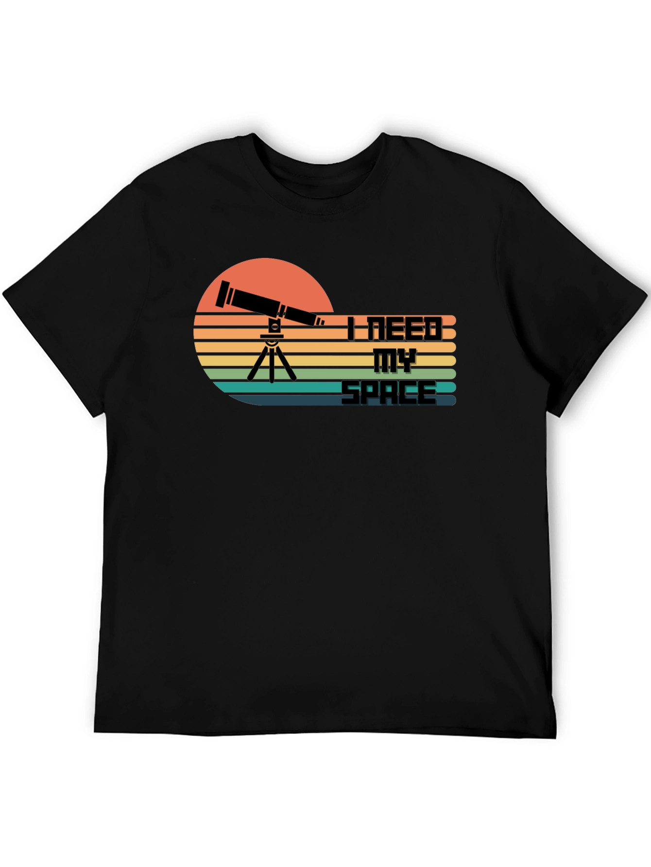 I Need My Space Telescope Graphic T-Shirt