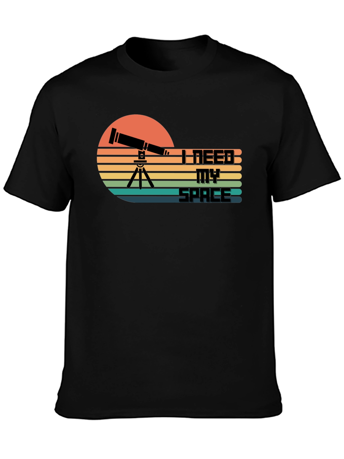 I Need My Space Telescope Graphic T-Shirt