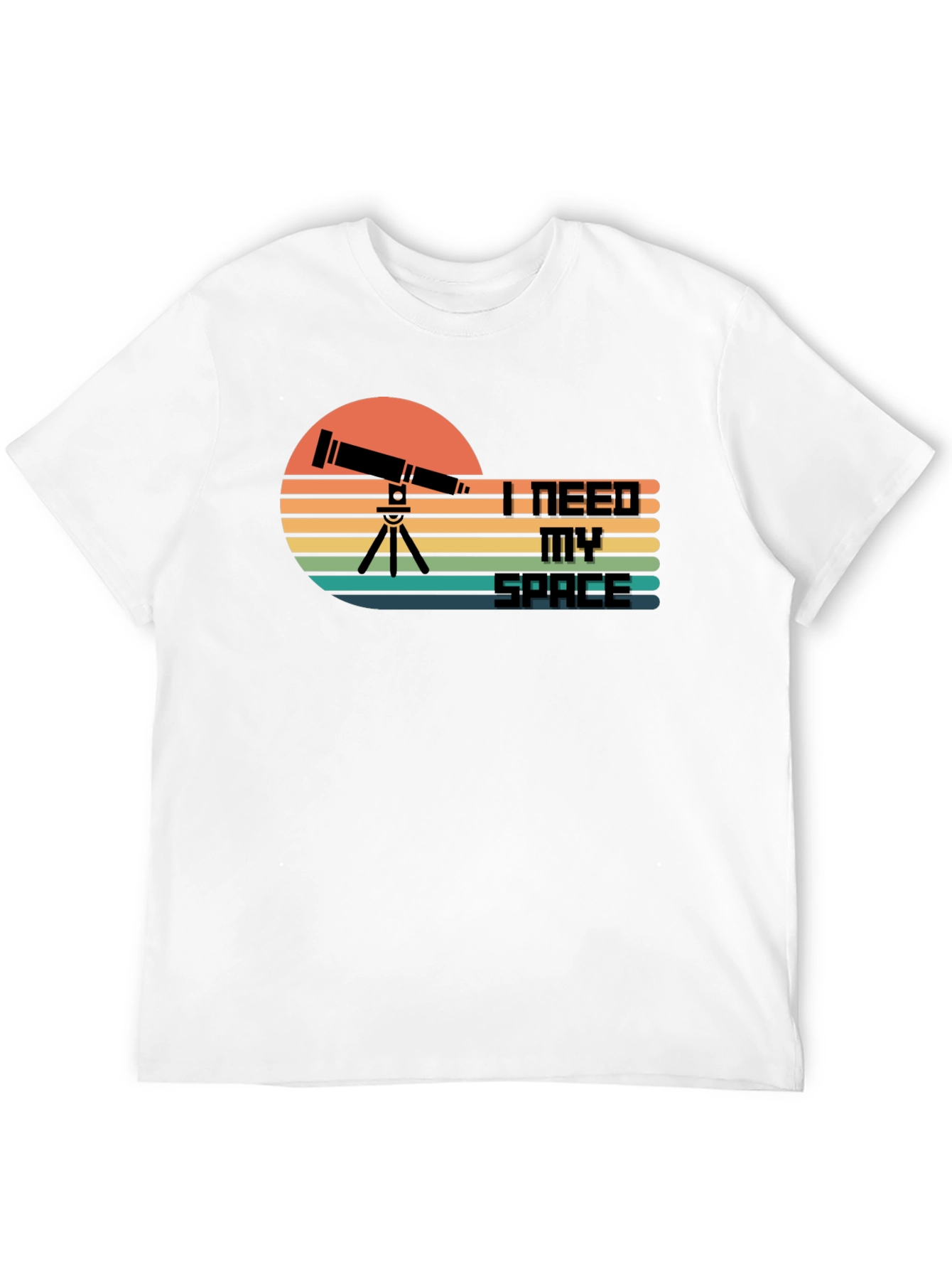 I Need My Space Telescope Graphic T-Shirt