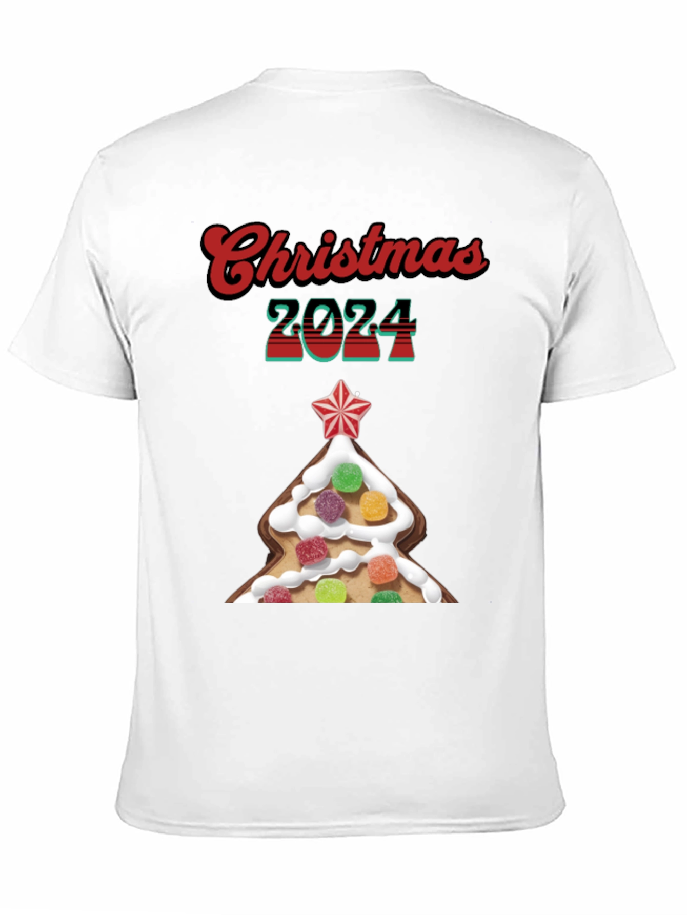 Christmas 2024 Gingerbread Tree T-Shirt
