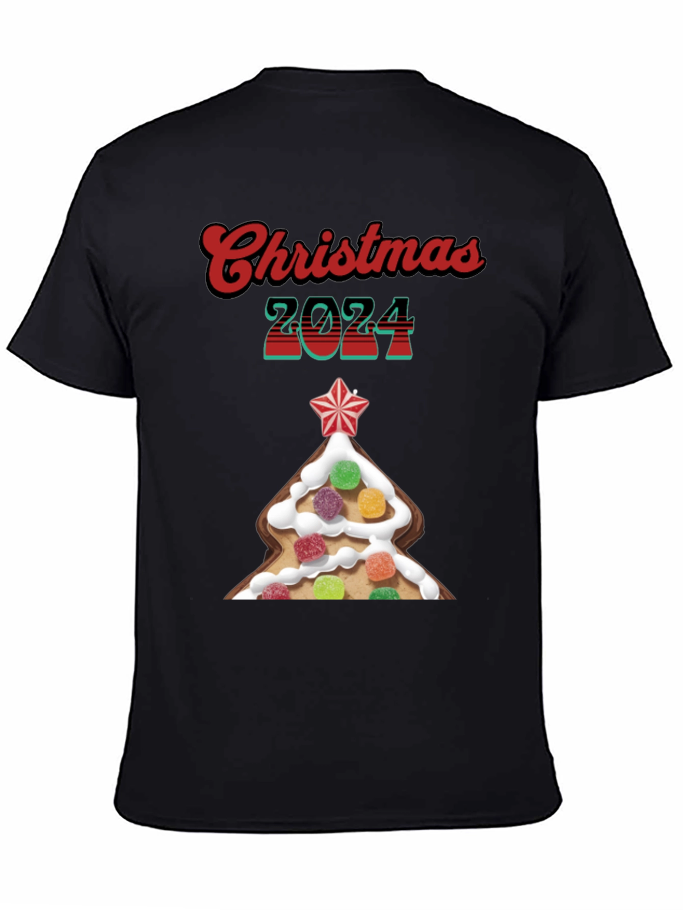 Christmas 2024 Gingerbread Tree T-Shirt
