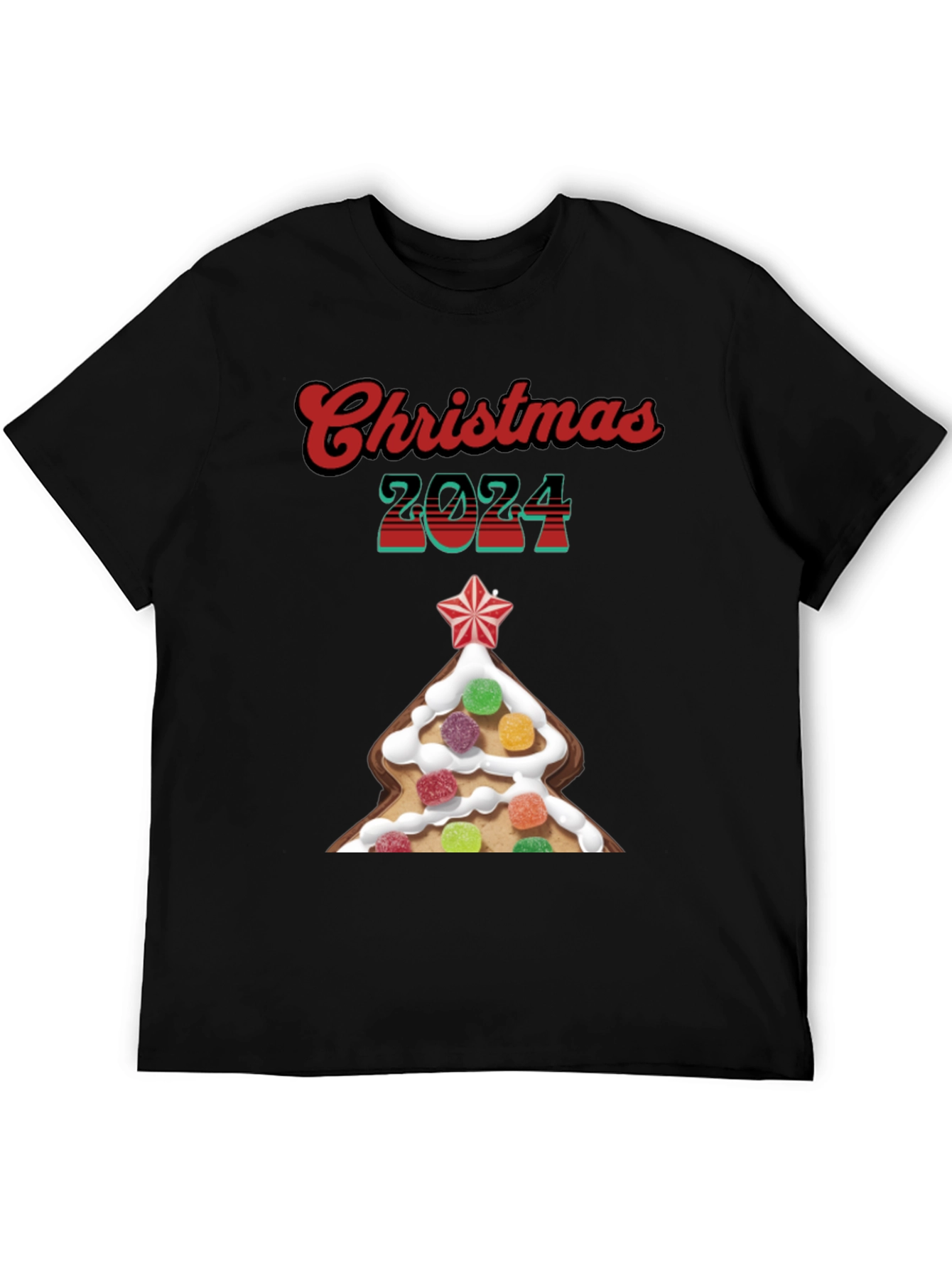 Christmas 2024 Gingerbread Tree T-Shirt