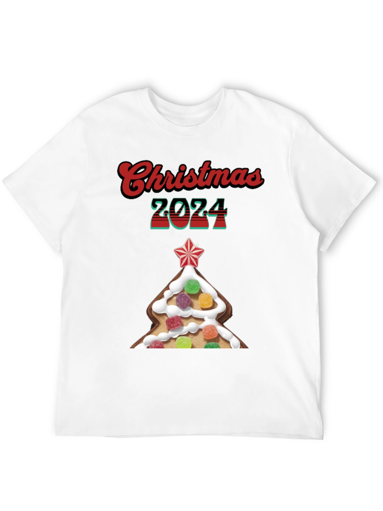 Christmas 2024 Gingerbread Tree T-Shirt