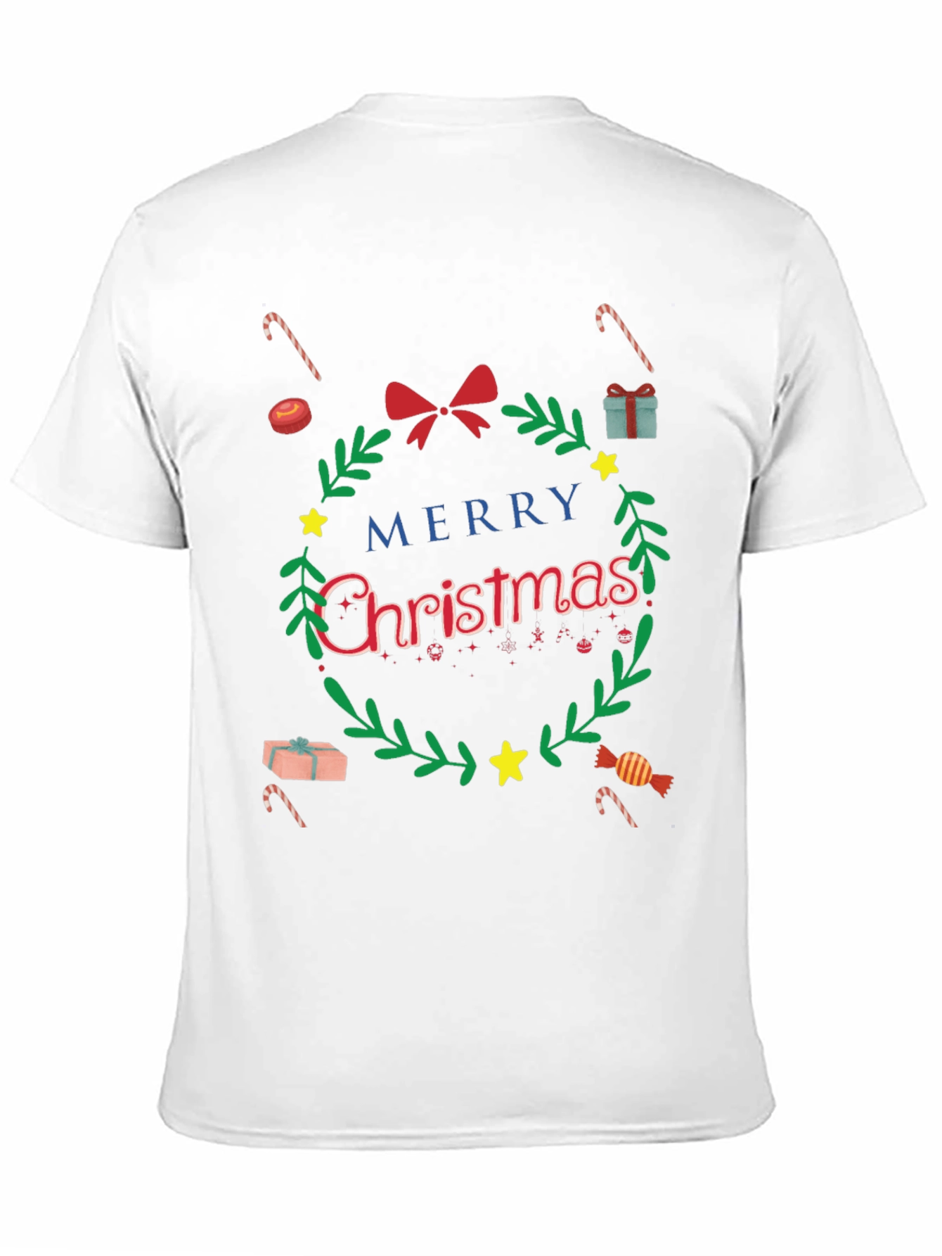 Festive Merry Christmas Graphic T-Shirt