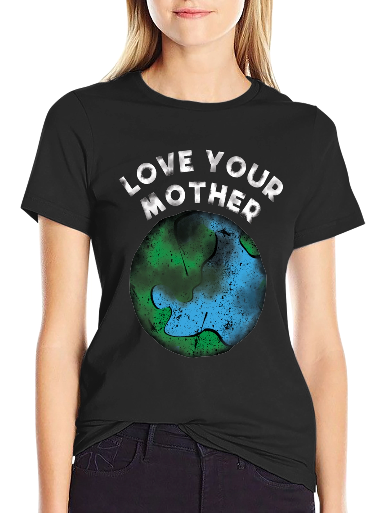 Love Your Mother Earth T-Shirt - Black
