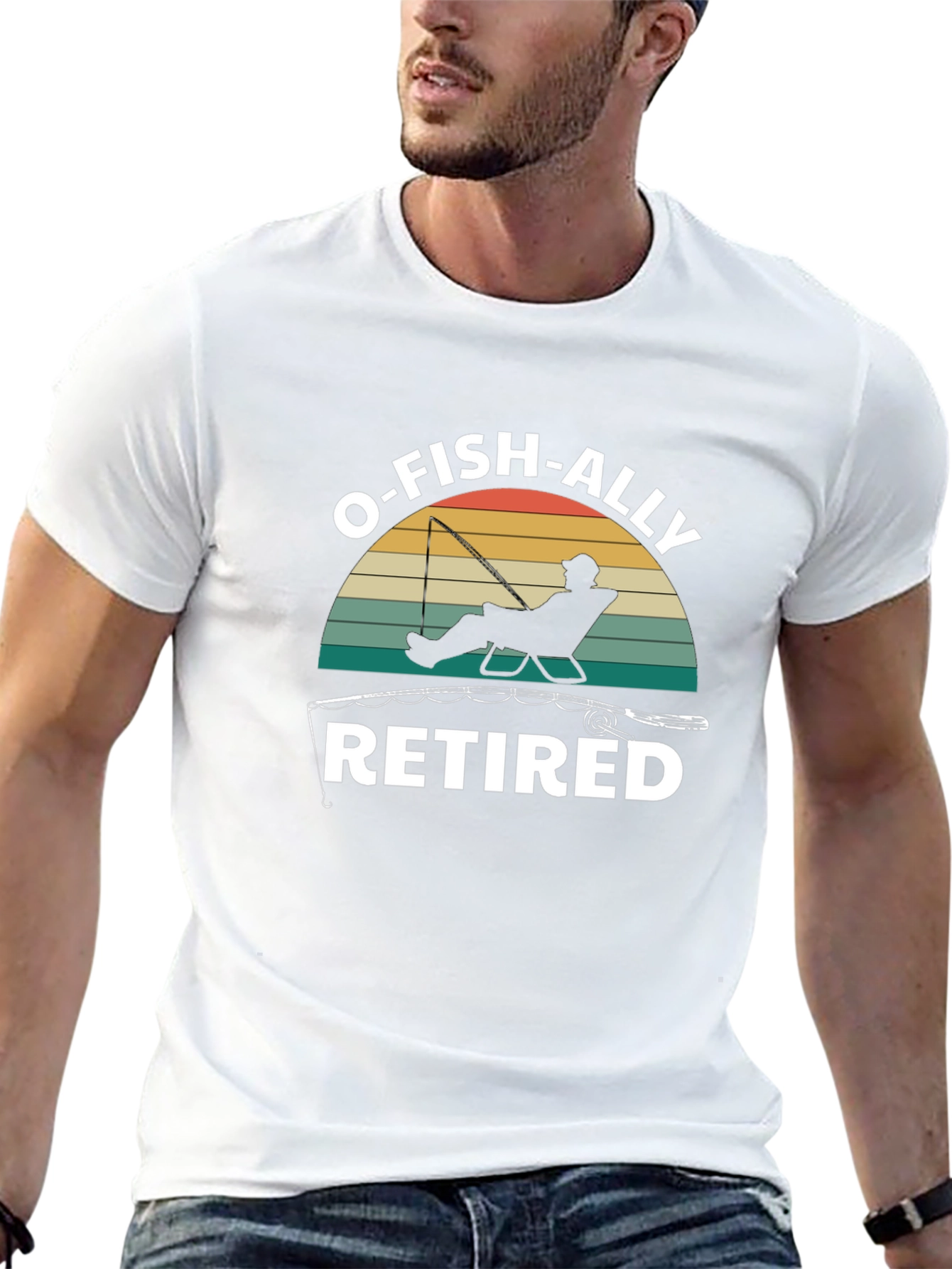 O-FISH-ALLY Retired Black Graphic Tee