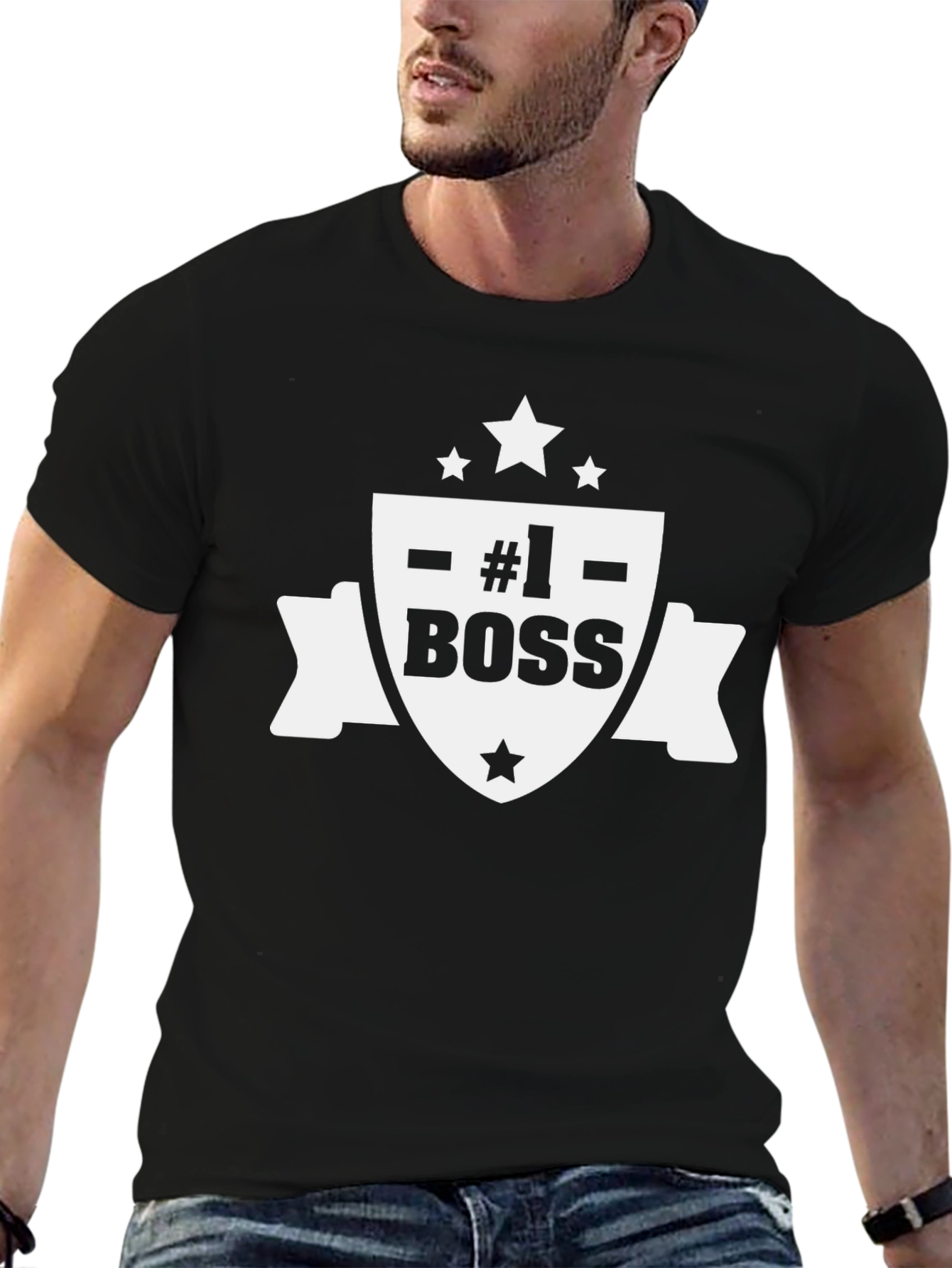 #1 Boss Graphic T-Shirt - Premium Quality Cotton