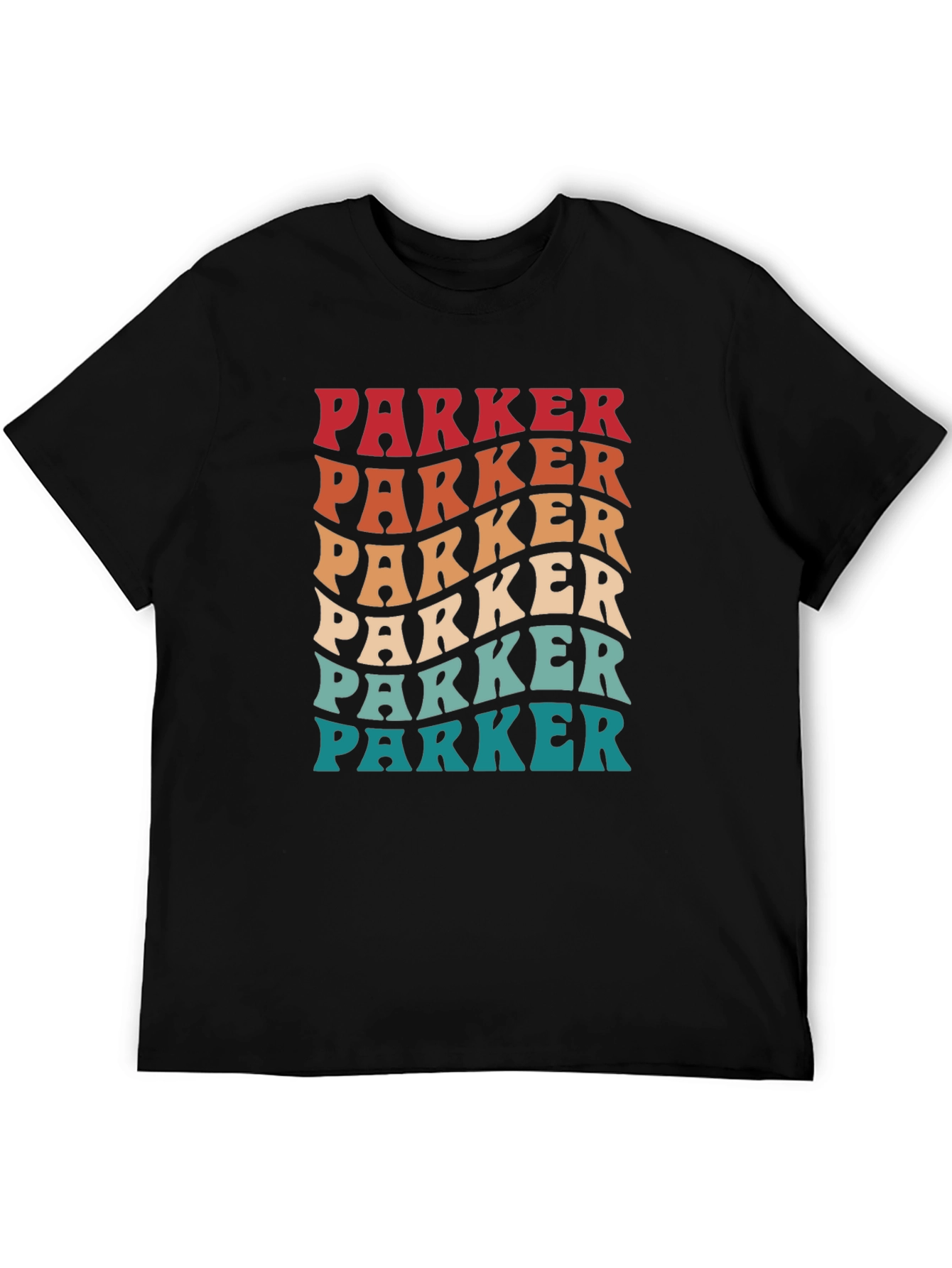 Retro Parker T-Shirt - Personalized Name Tee